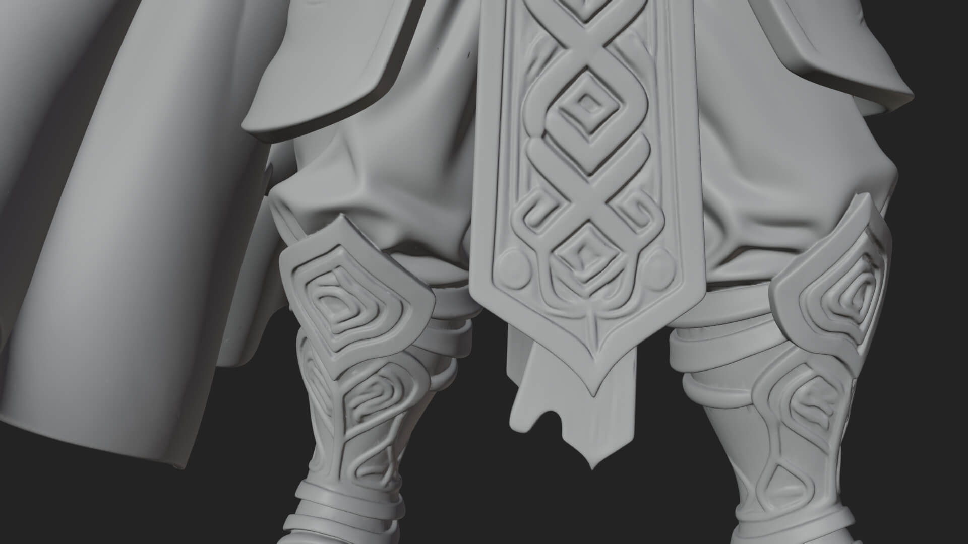 Odin With Spear Statue Design 12 3D Print Model 3D Model
