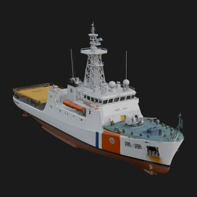 Offshore Supply Ship Model Design 2 3D Print Model