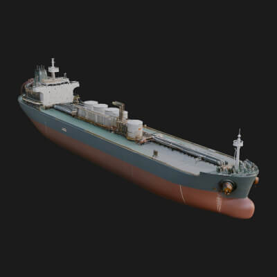 Oil Tanker Ship Model Design 1 3D Print Model