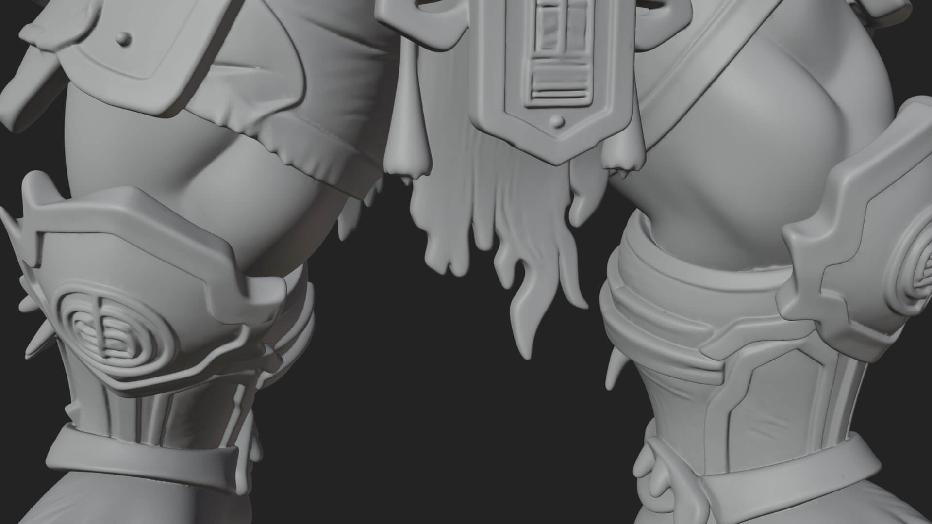One-Eyed Ogre Brute Statue Design 2 3D Print Model 3D Model