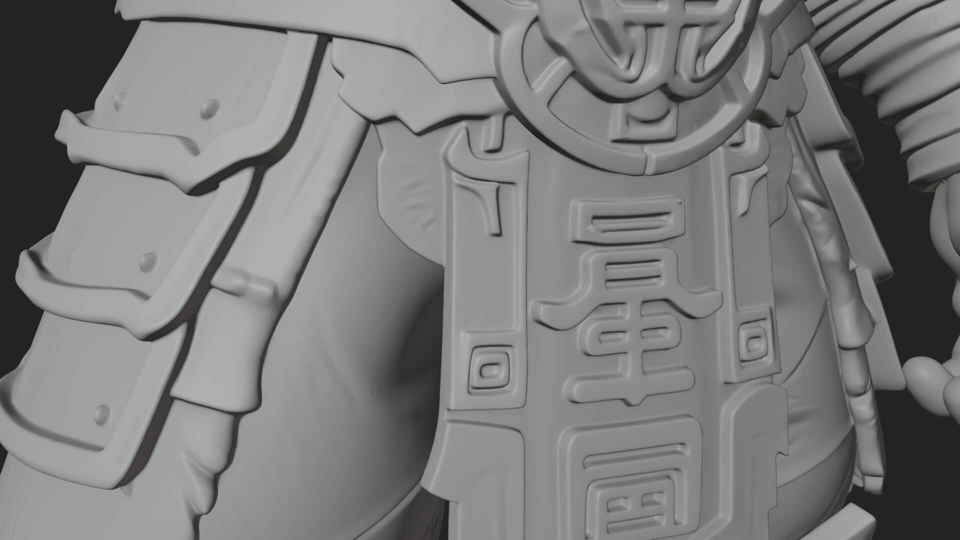 One-Eyed Ogre Brute Statue Design 4 3D Print Model 3D Model