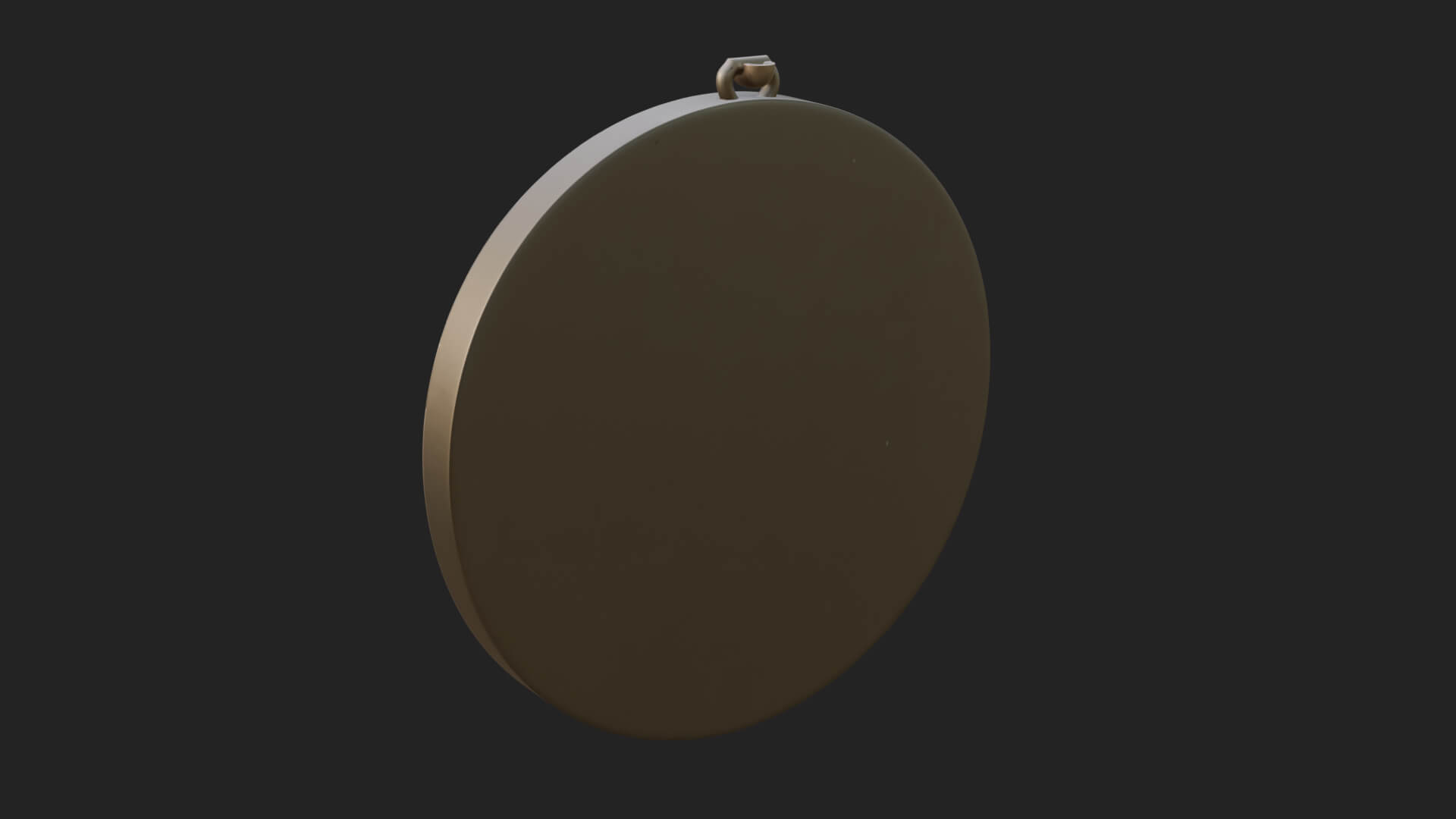 Oni Demon Face Oval Plaque Design 1 3D Print Model 3D Model