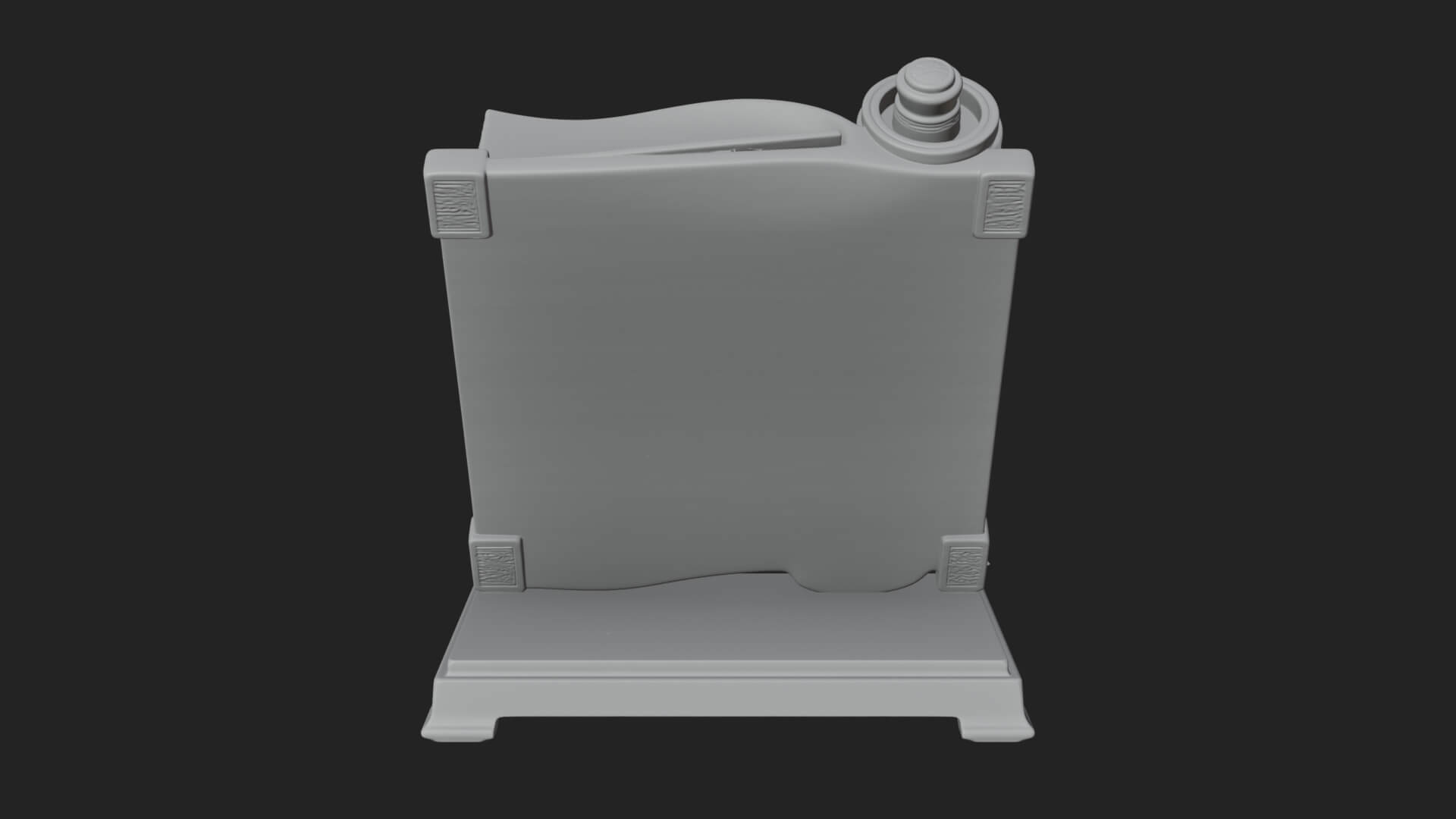 Open Scripture Book Model Design 1 3D Print Model 3D Model