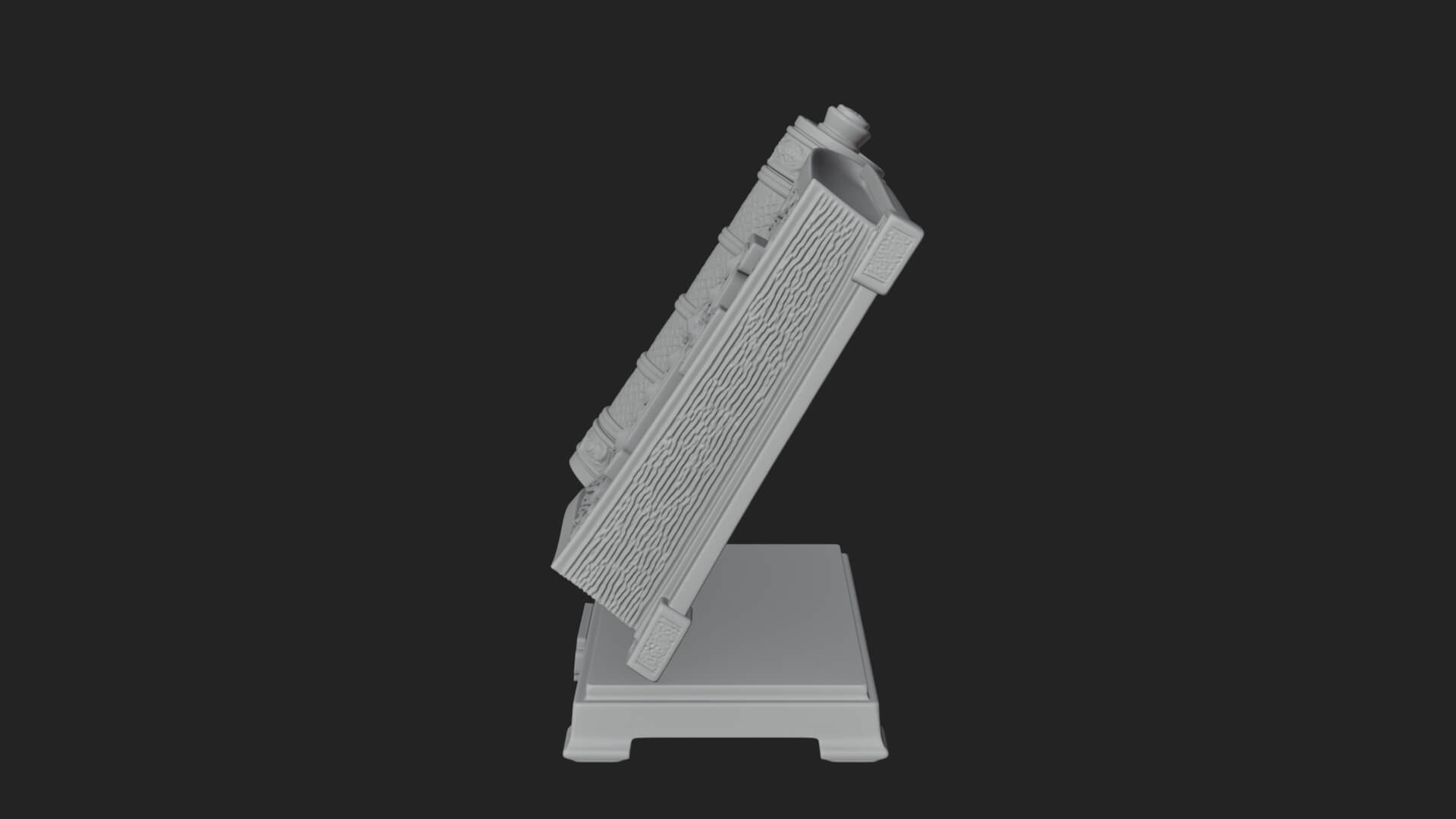 Open Scripture Book Model Design 1 3D Print Model 3D Model