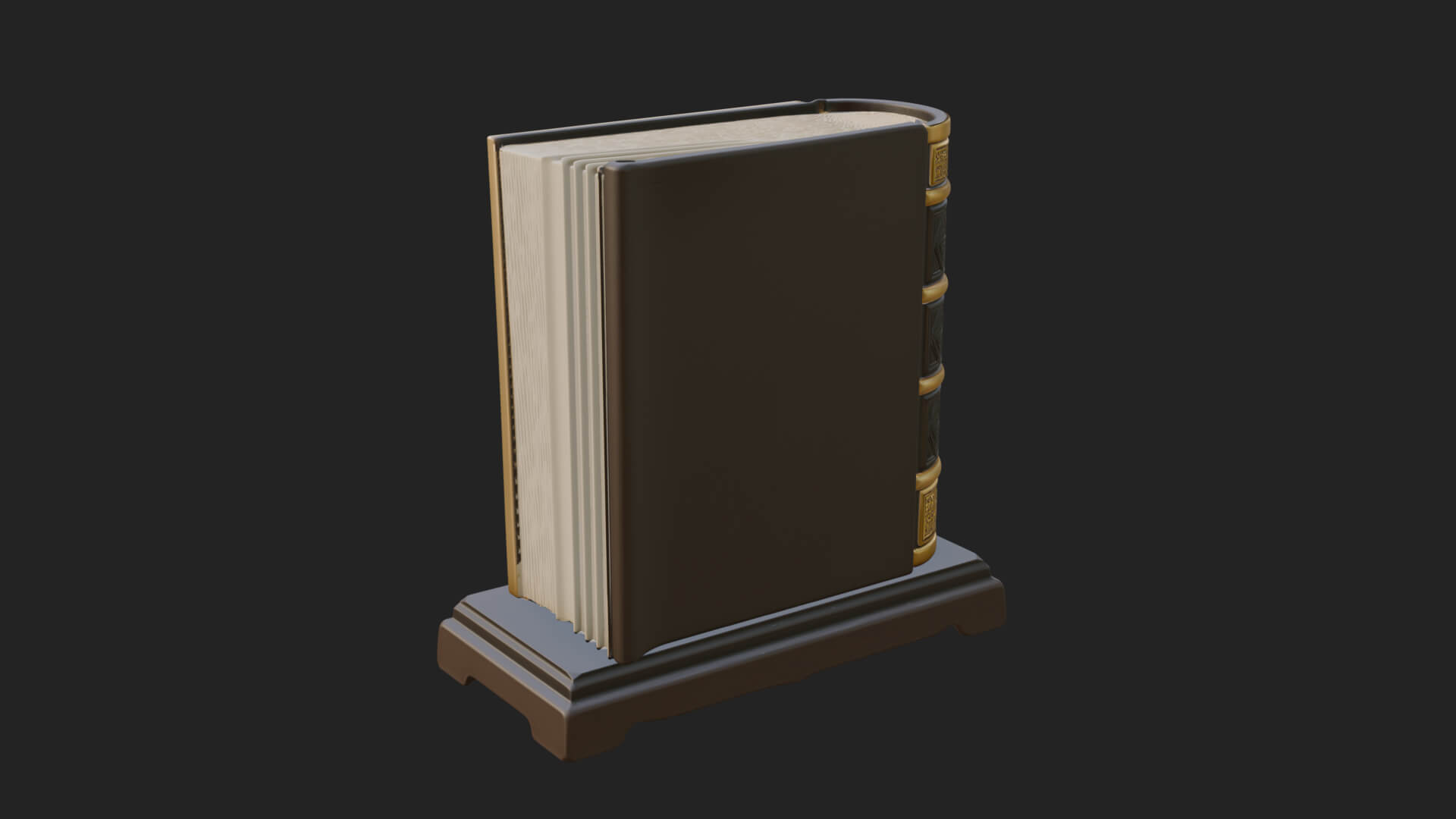Open Scripture Book Model Design 2 3D Print Model 3D Model