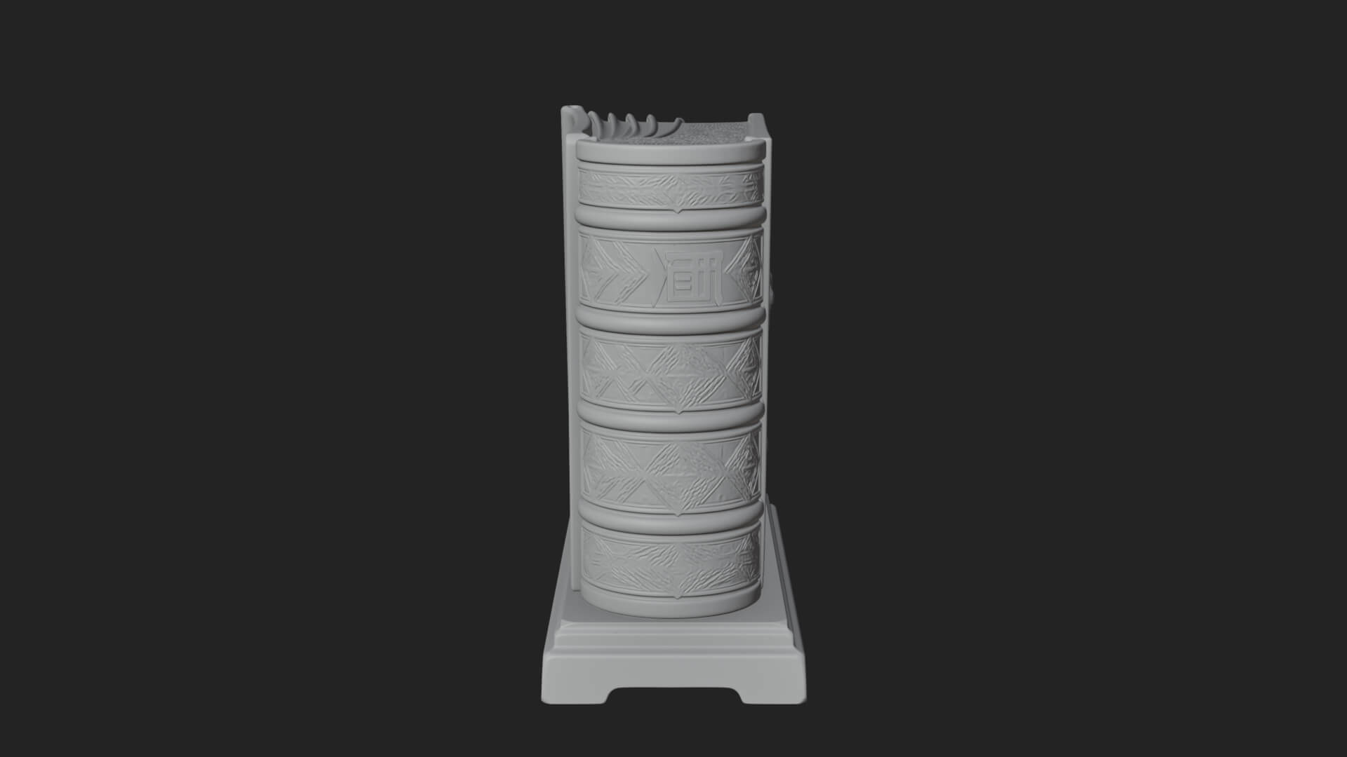 Open Scripture Book Model Design 2 3D Print Model 3D Model