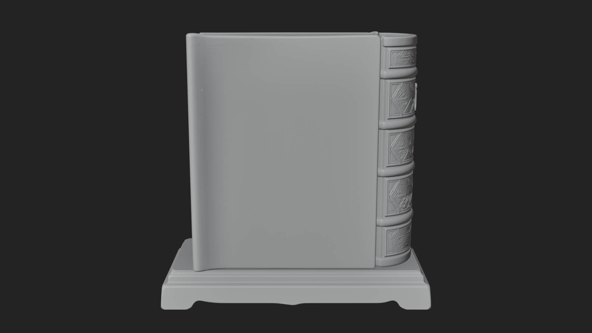 Open Scripture Book Model Design 2 3D Print Model 3D Model