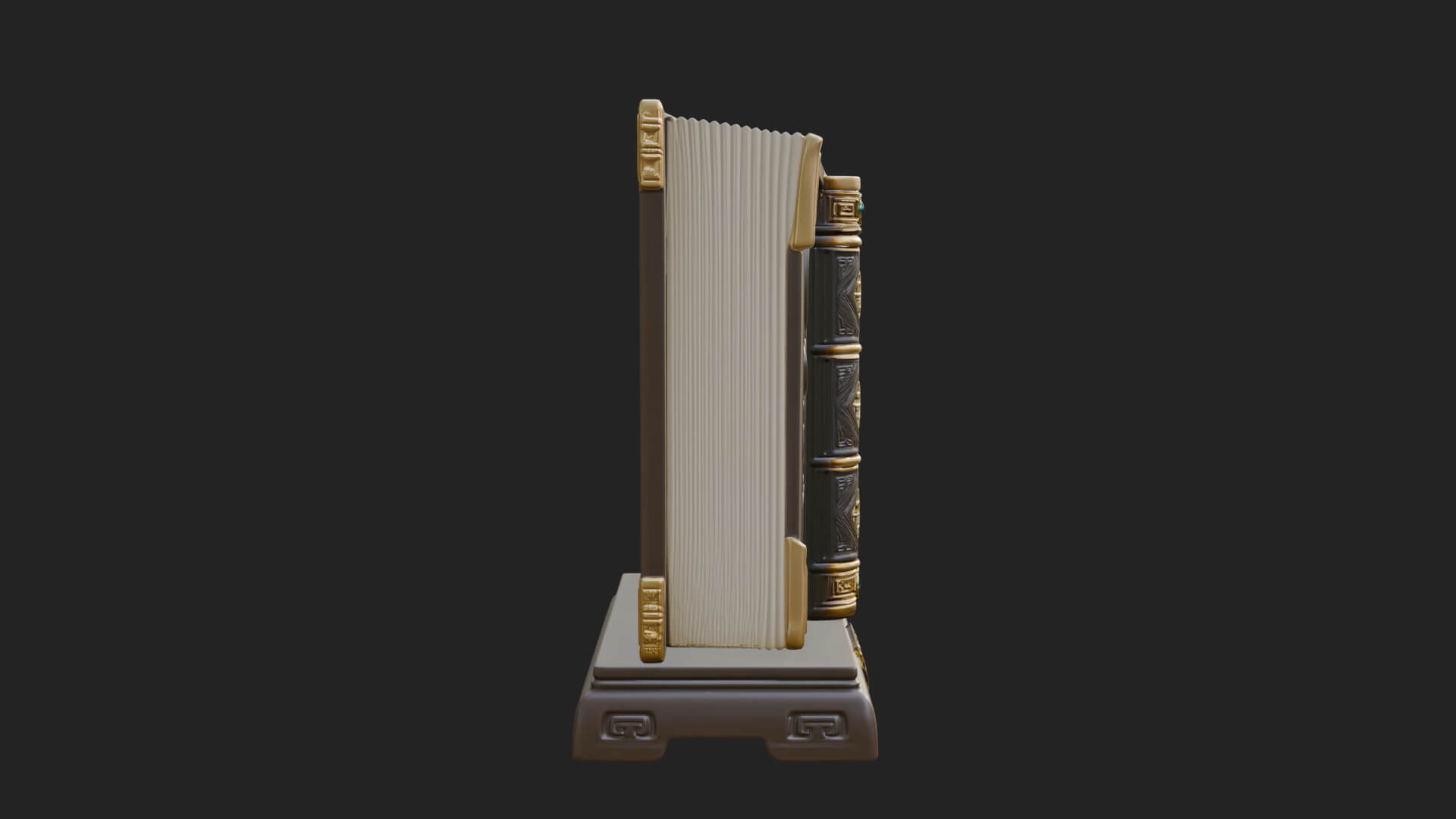 Open Scripture Book Model Design 3 3D Print Model 3D Model