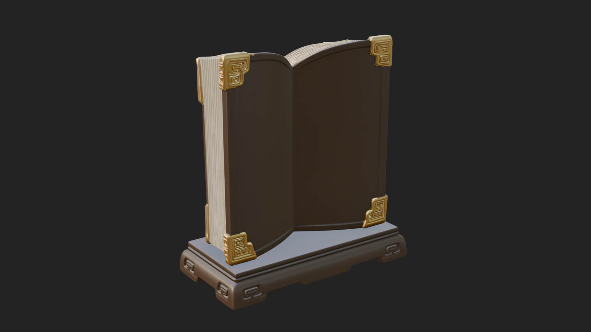 Open Scripture Book Model Design 3 3D Print Model 3D Model