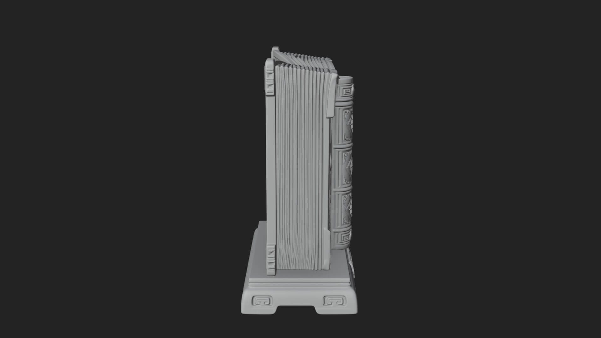 Open Scripture Book Model Design 3 3D Print Model 3D Model