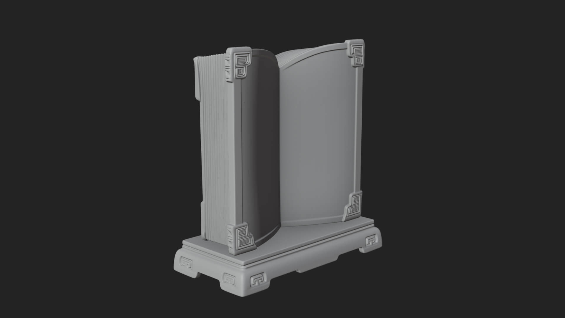 Open Scripture Book Model Design 3 3D Print Model 3D Model