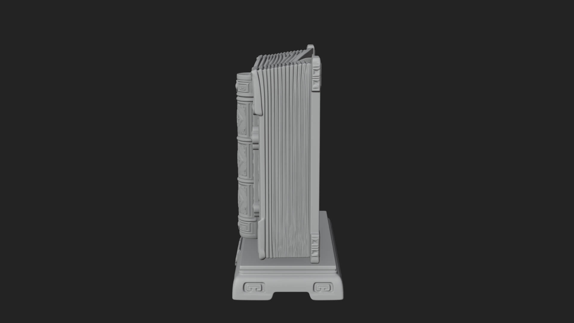 Open Scripture Book Model Design 3 3D Print Model 3D Model