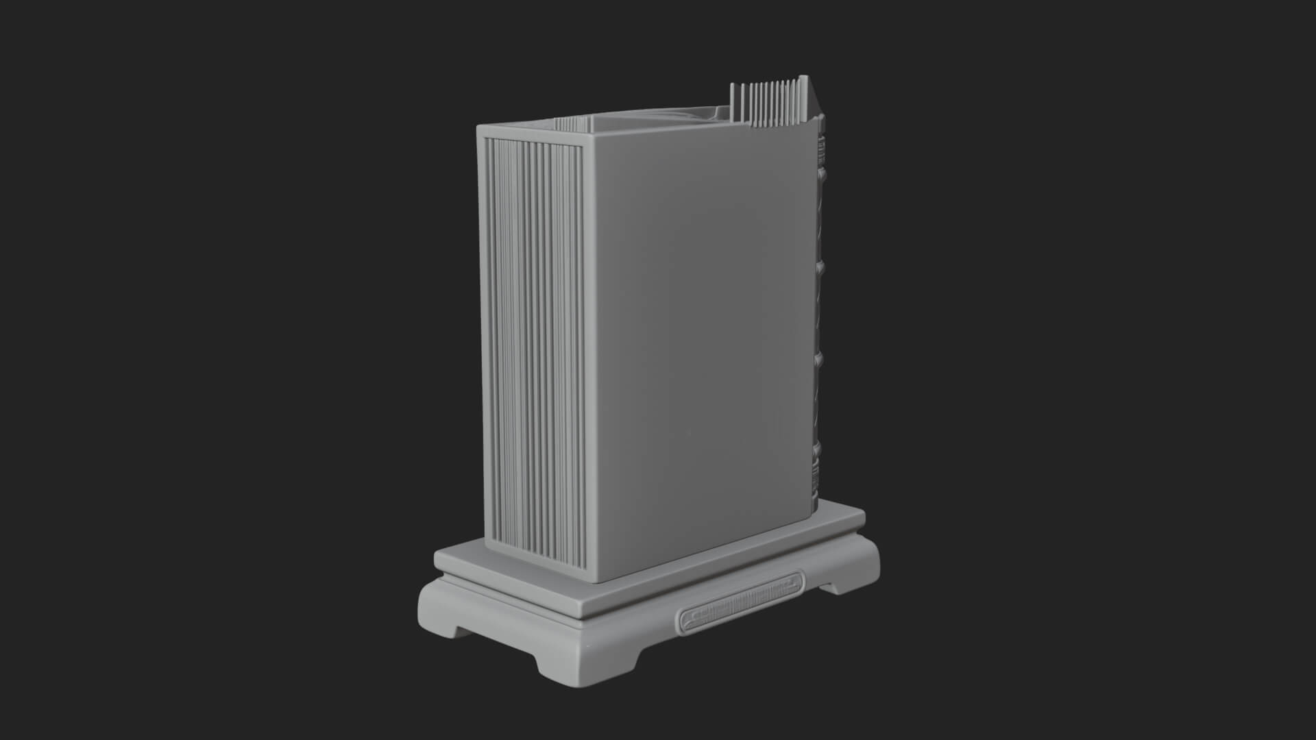 Open Scripture Book Model Design 4 3D Print Model 3D Model