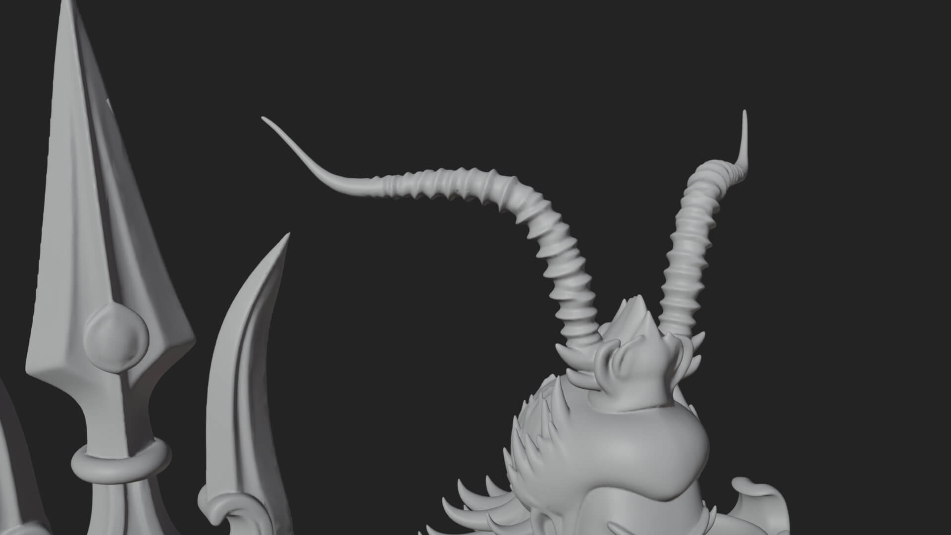 Oriental Armored Guard Statue Design 4 3D Print Model 3D Model