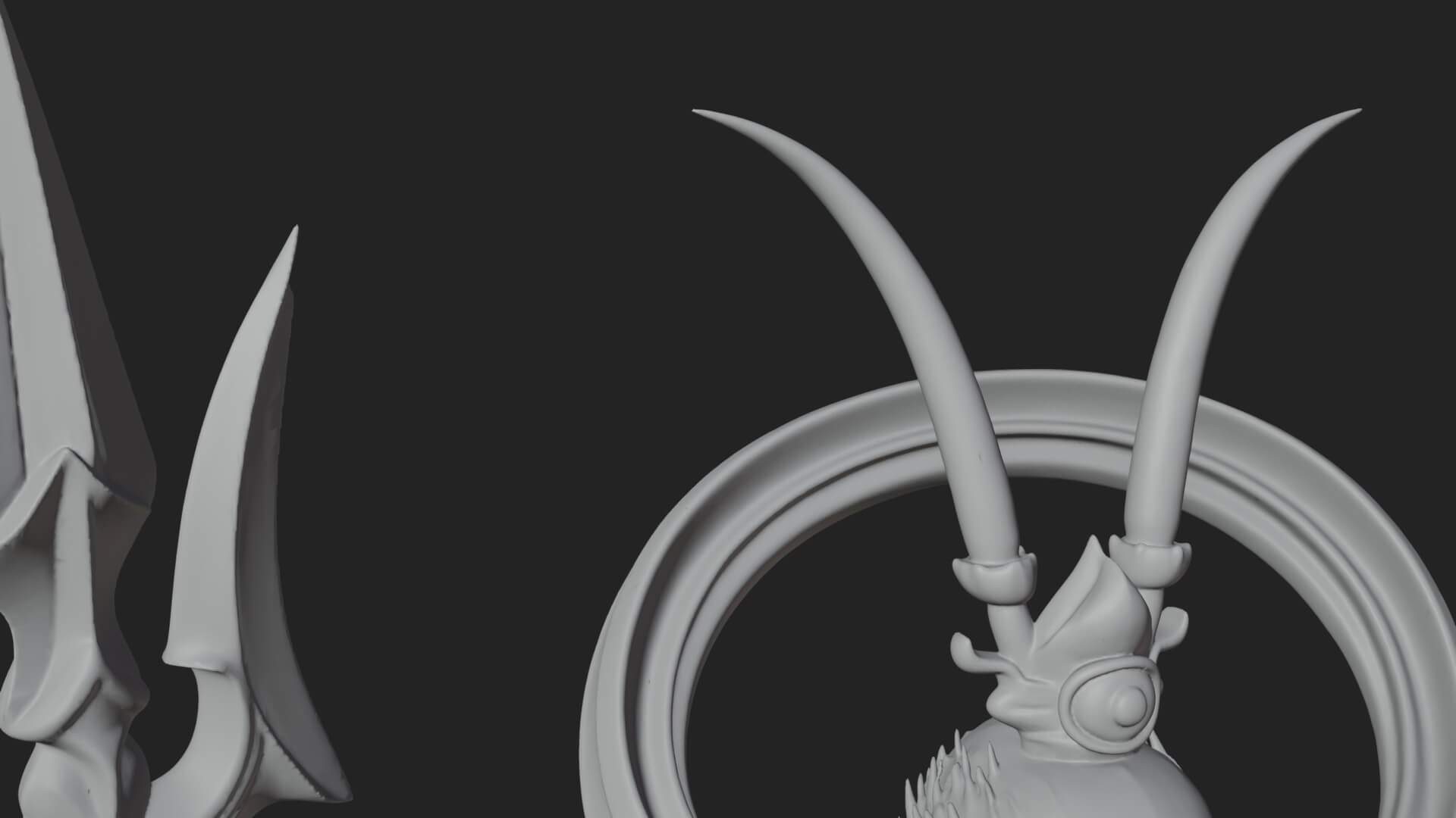 Oriental Armored Guard Statue Design 6 3D Print Model 3D Model