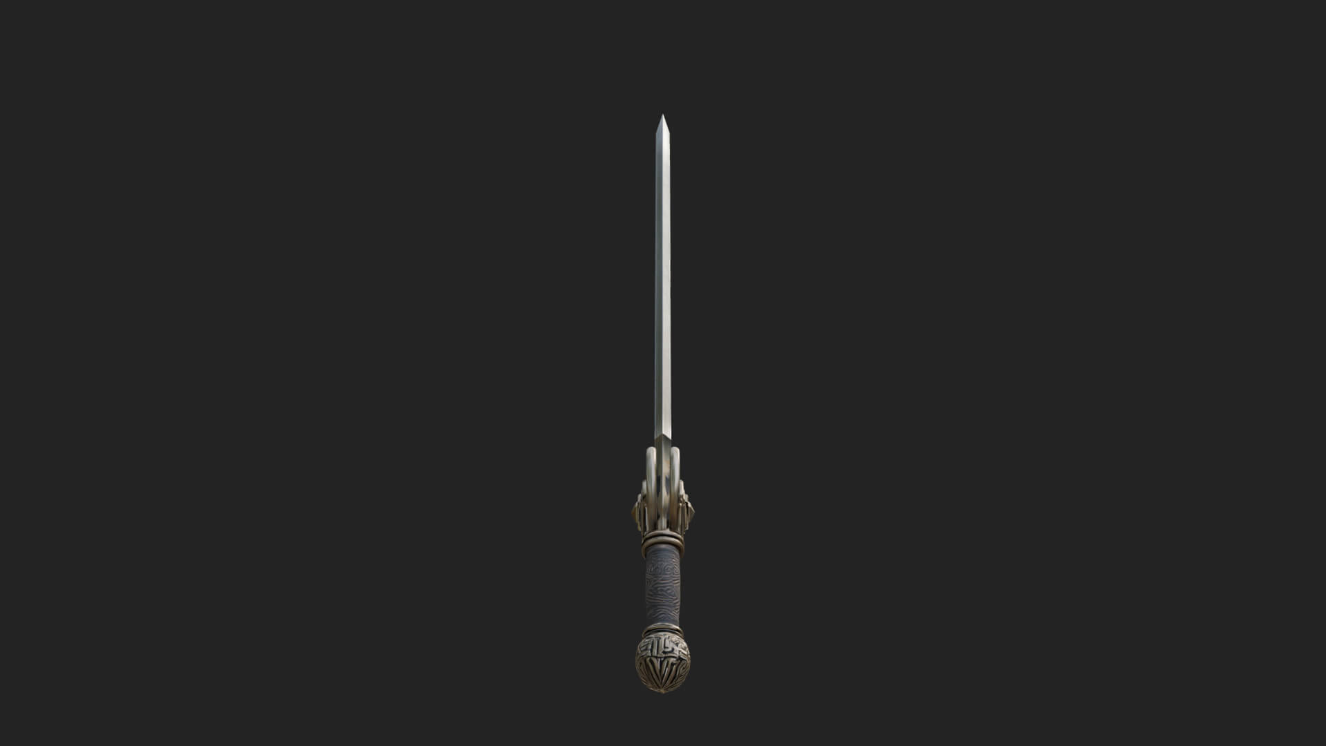 Oriental Katana Sword Model Design 1 3D Print Model 3D Model