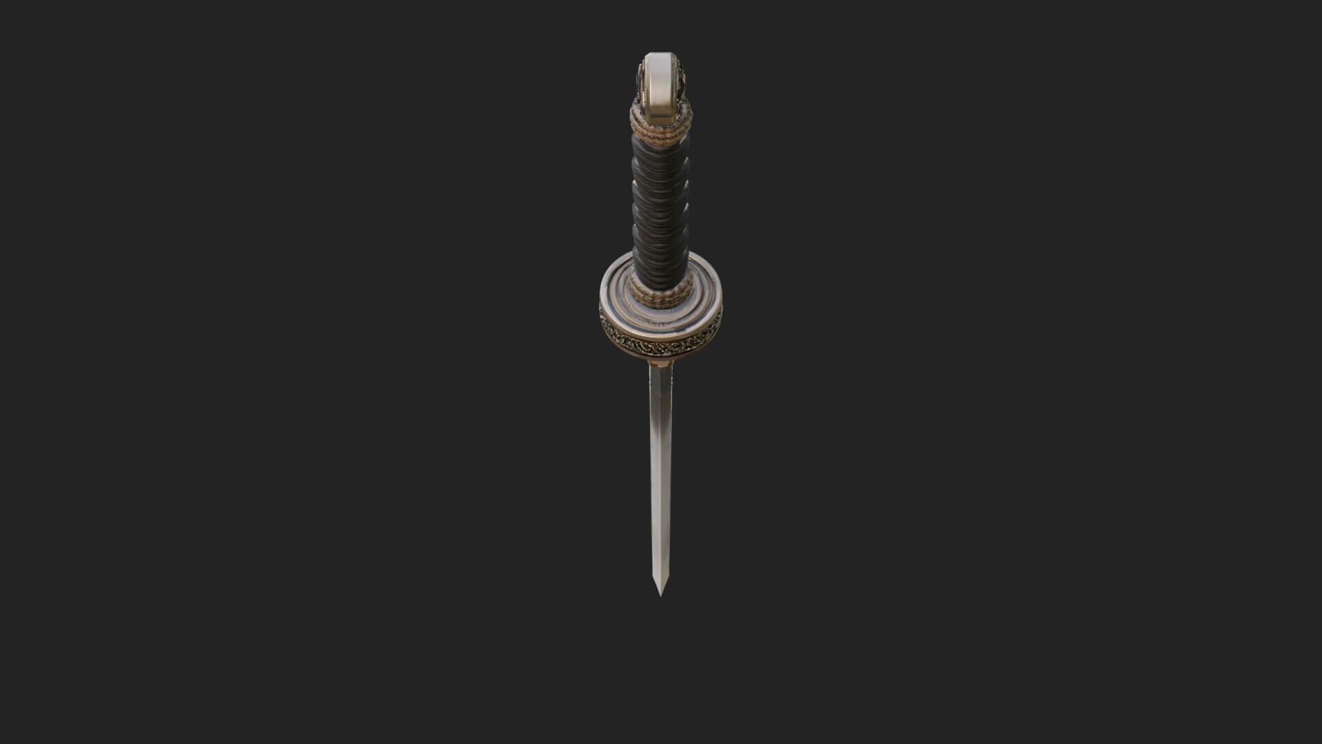 Oriental Katana Sword Model Design 5 3D Print Model 3D Model