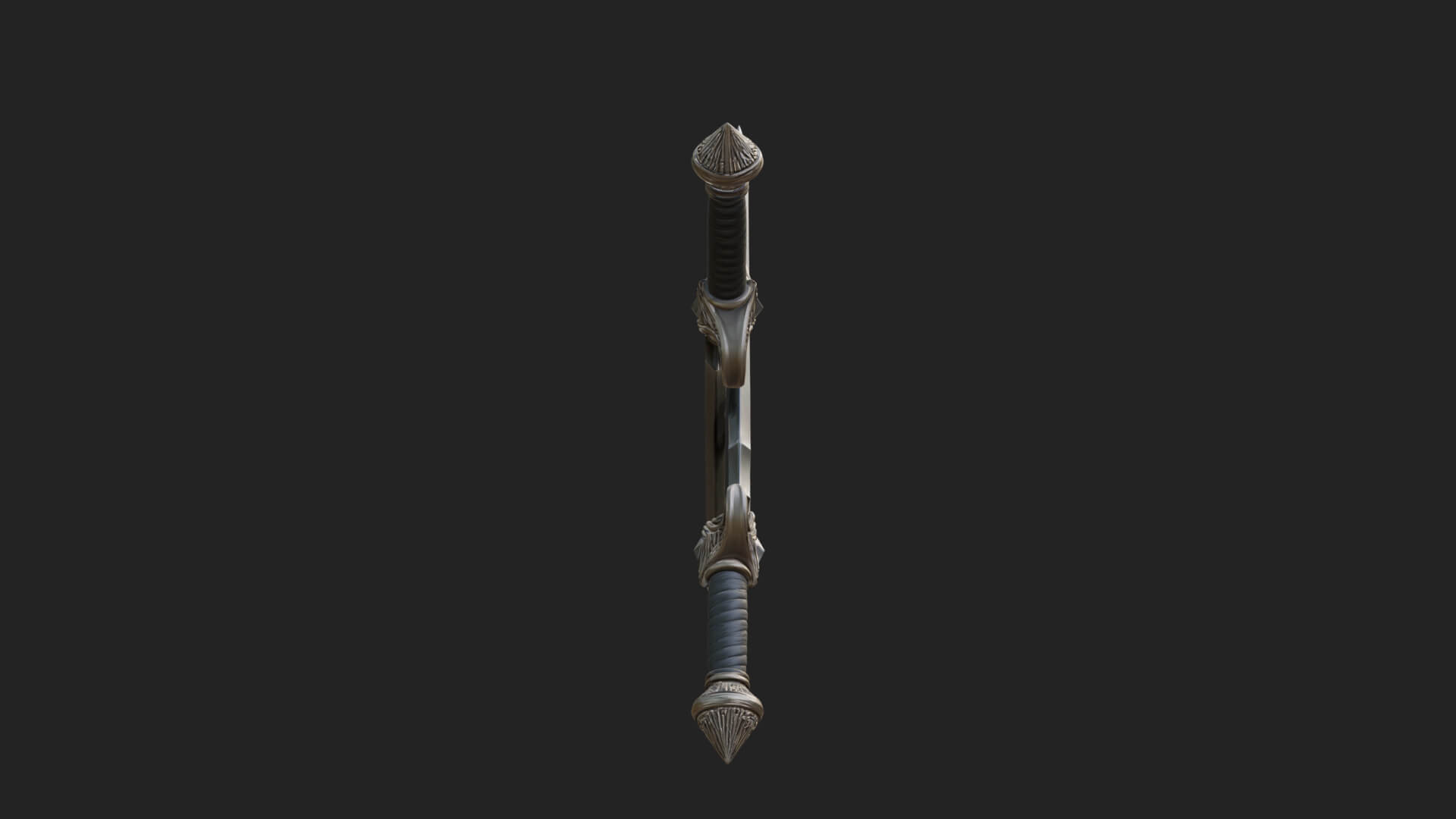 Oriental Katana Sword Model Design 6 3D Print Model 3D Model