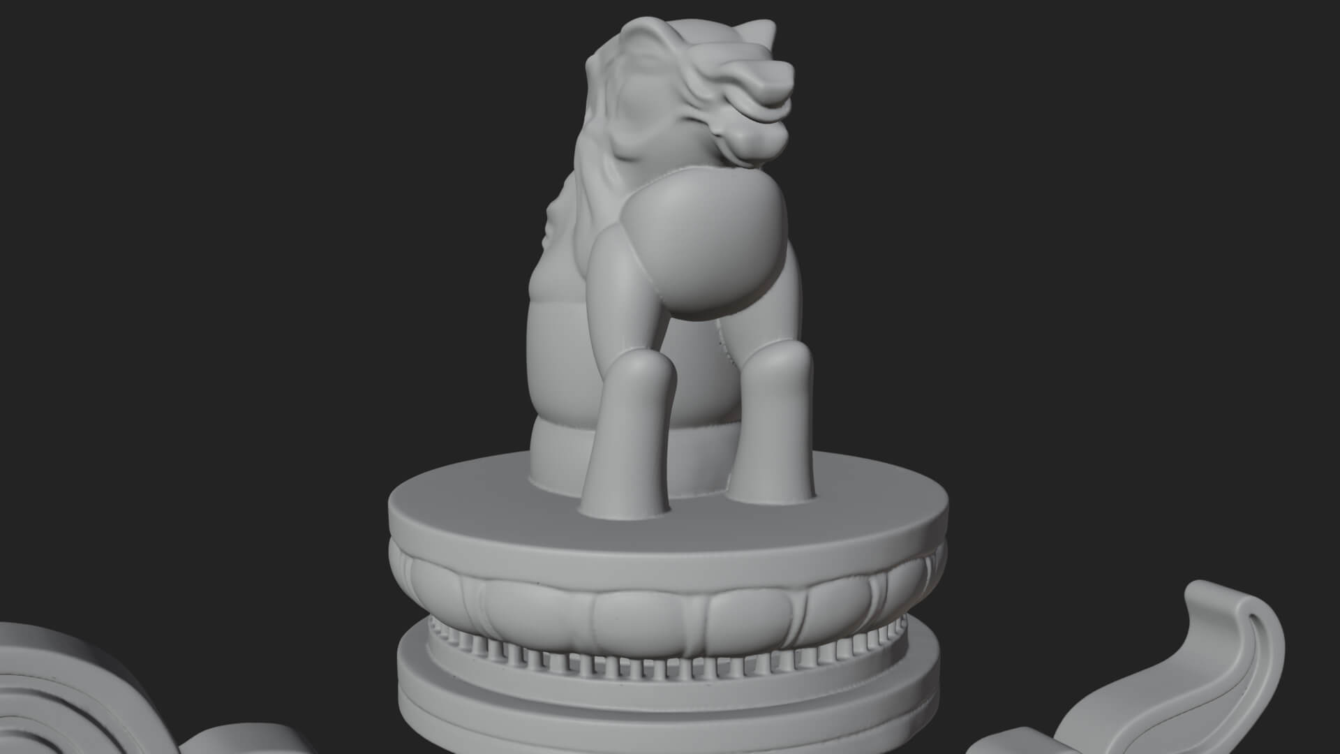 Oriental Lantern Column Design 5 3D Print Model 3D Model