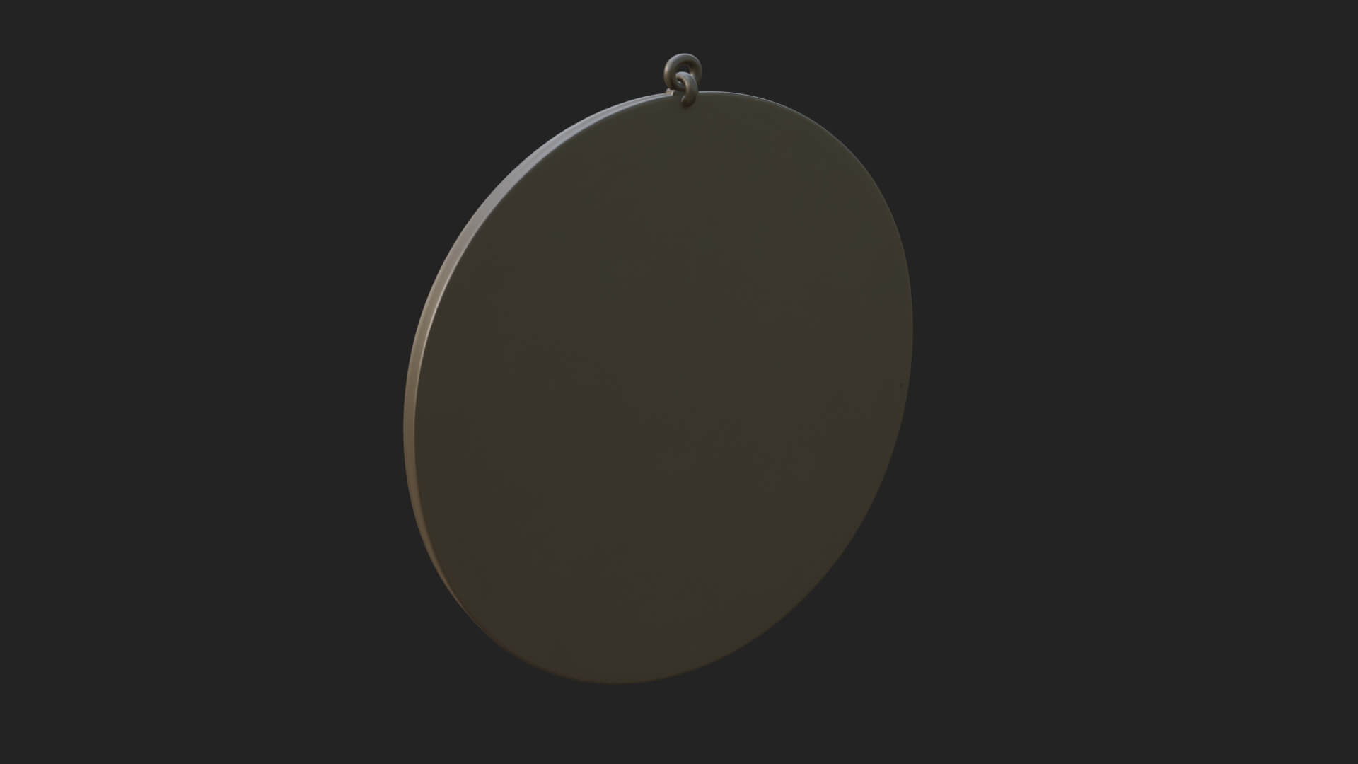 Oriental Scholar Oval Plaque Design 1 3D Print Model 3D Model