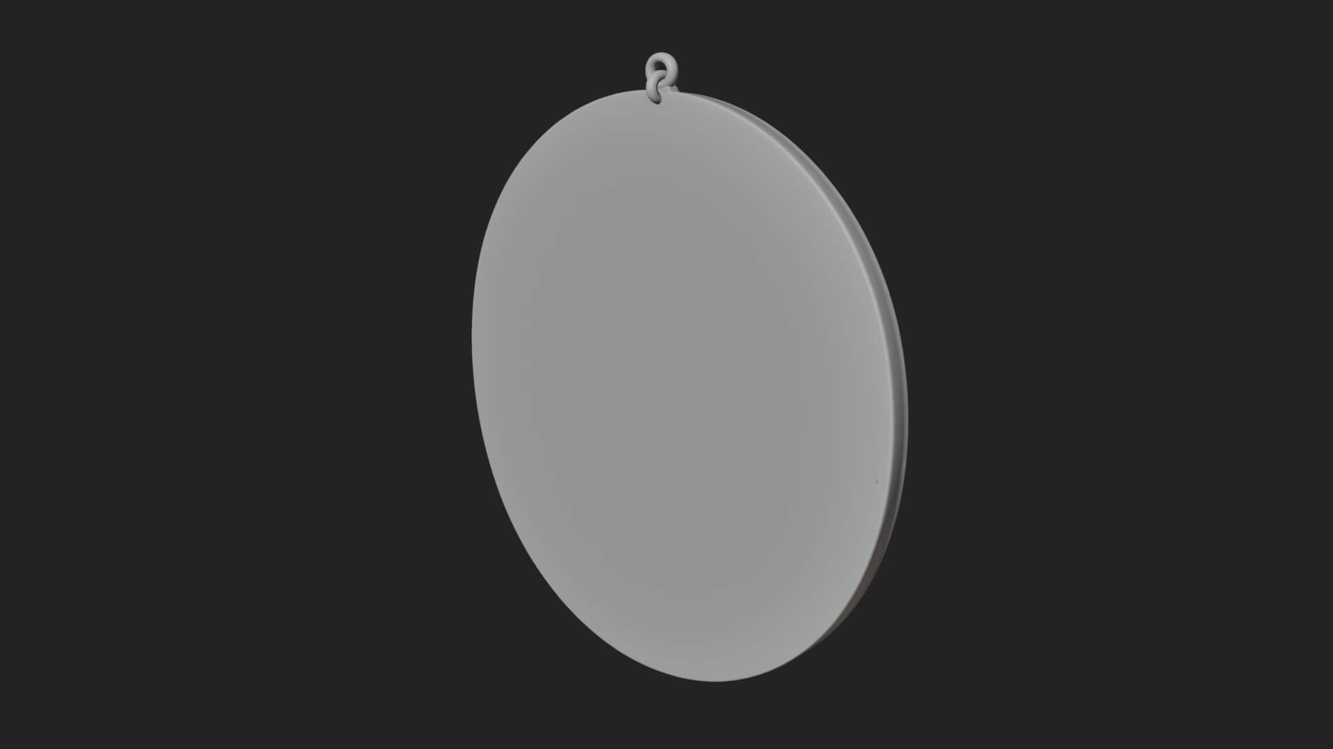 Oriental Scholar Oval Plaque Design 1 3D Print Model 3D Model