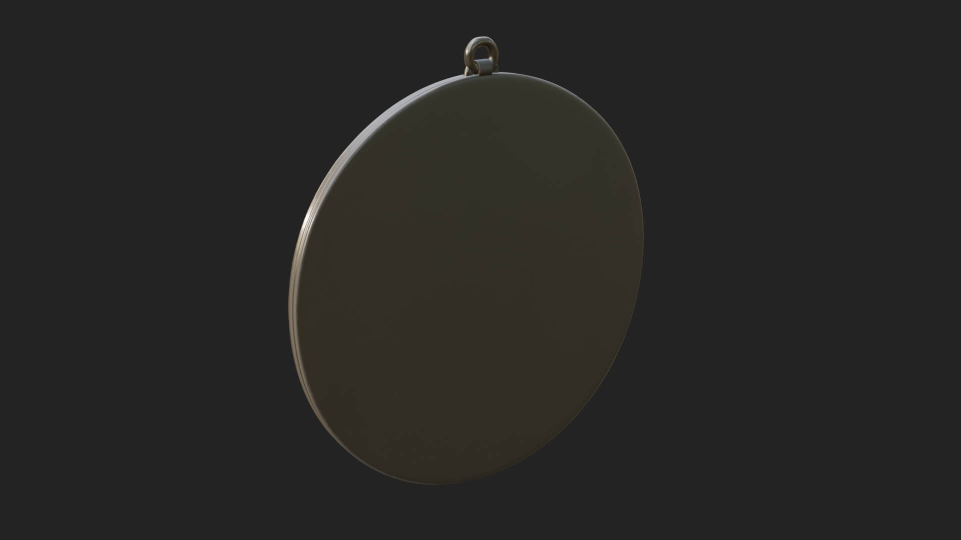Oriental Scholar Oval Plaque Design 2 3D Print Model 3D Model