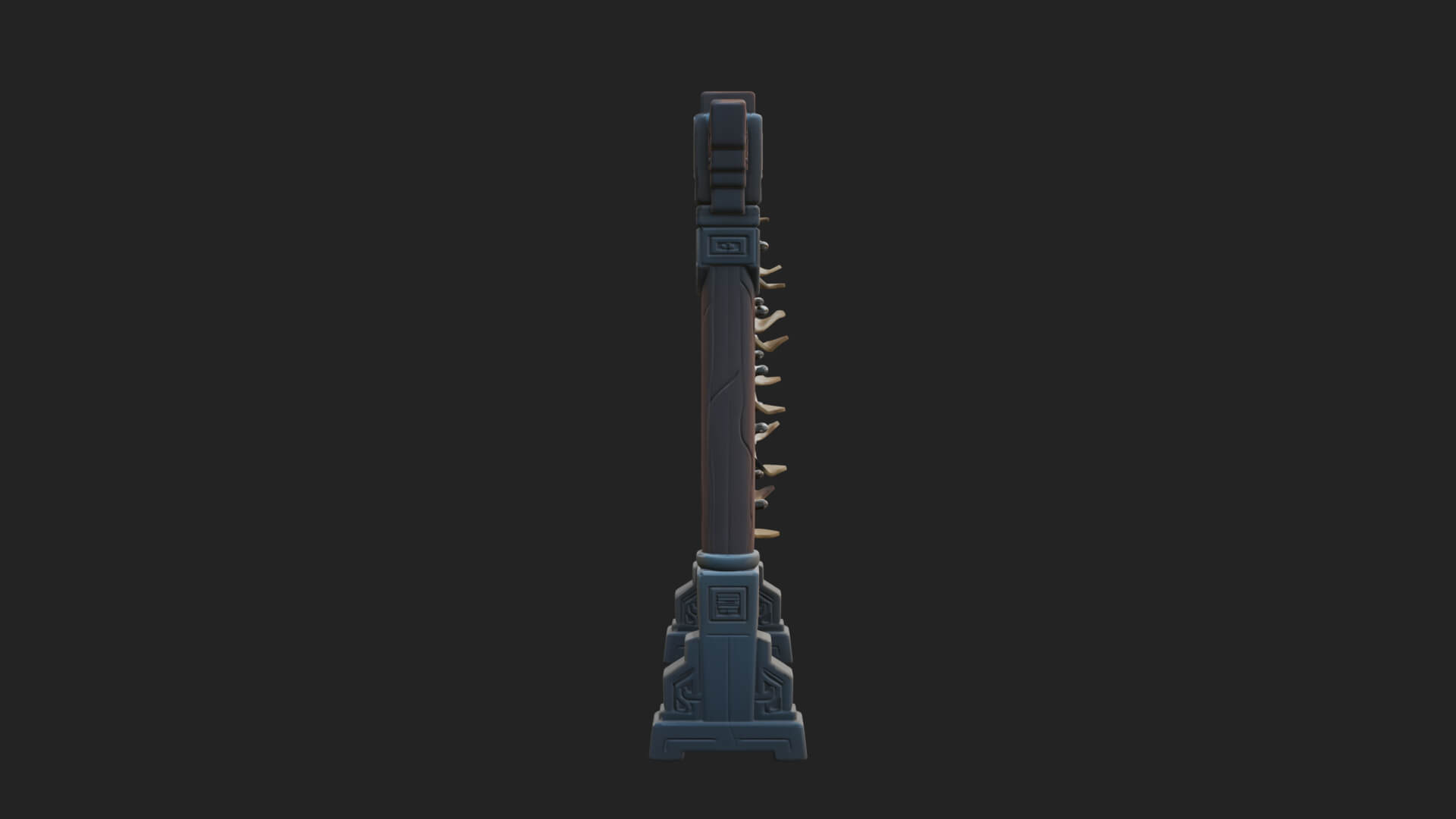 Oriental Scroll Board Model Design 1 3D Print Model 3D Model