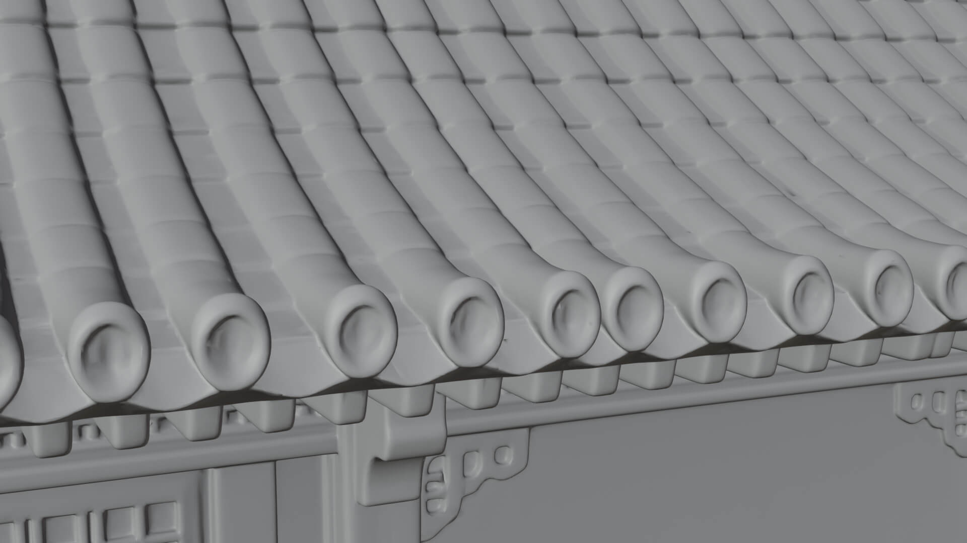 Oriental Wooden House Design 2 3D Print Model 3D Model