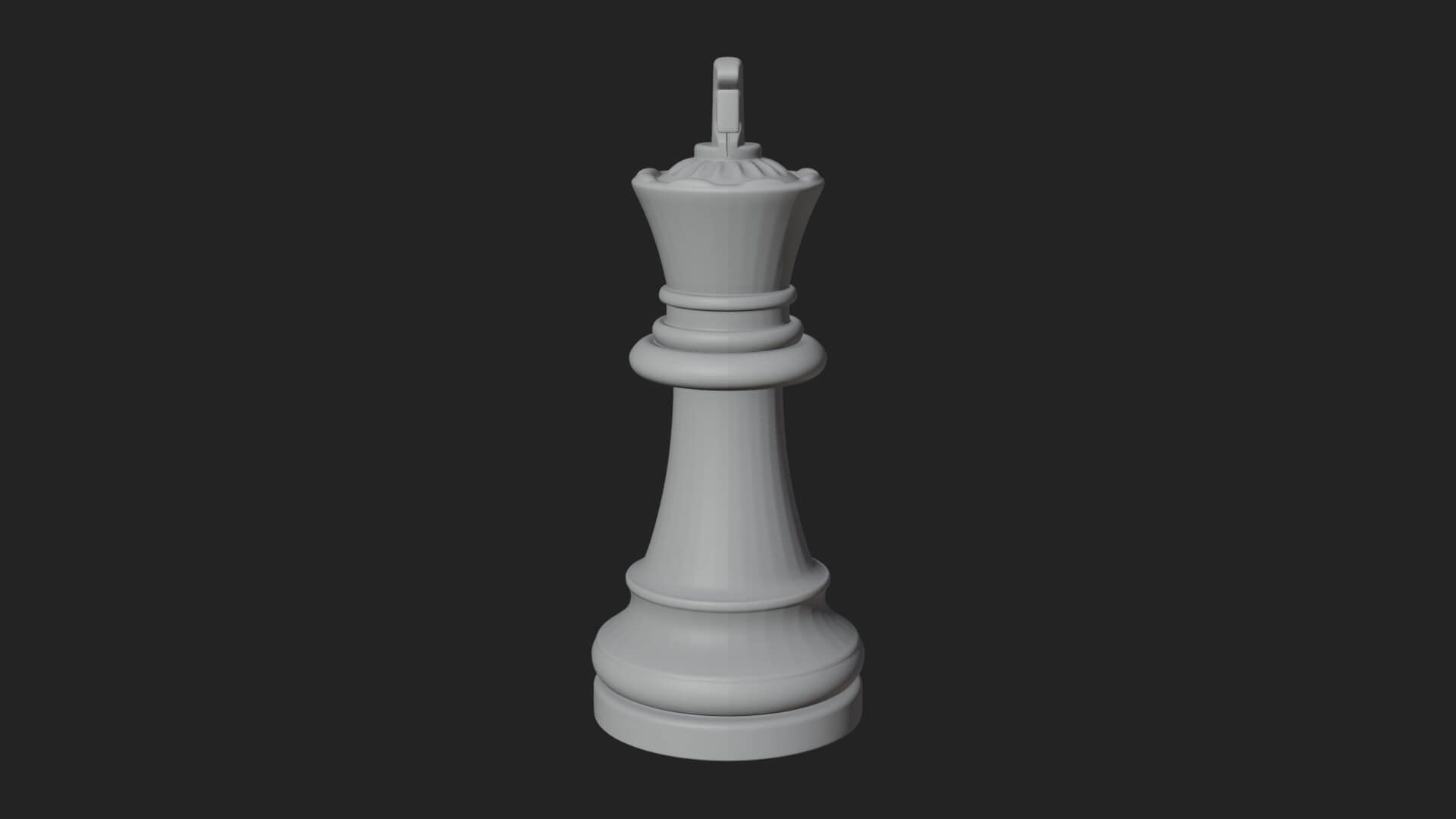 Ornate Chess Piece Statue Design 18 3D Print Model 3D Model