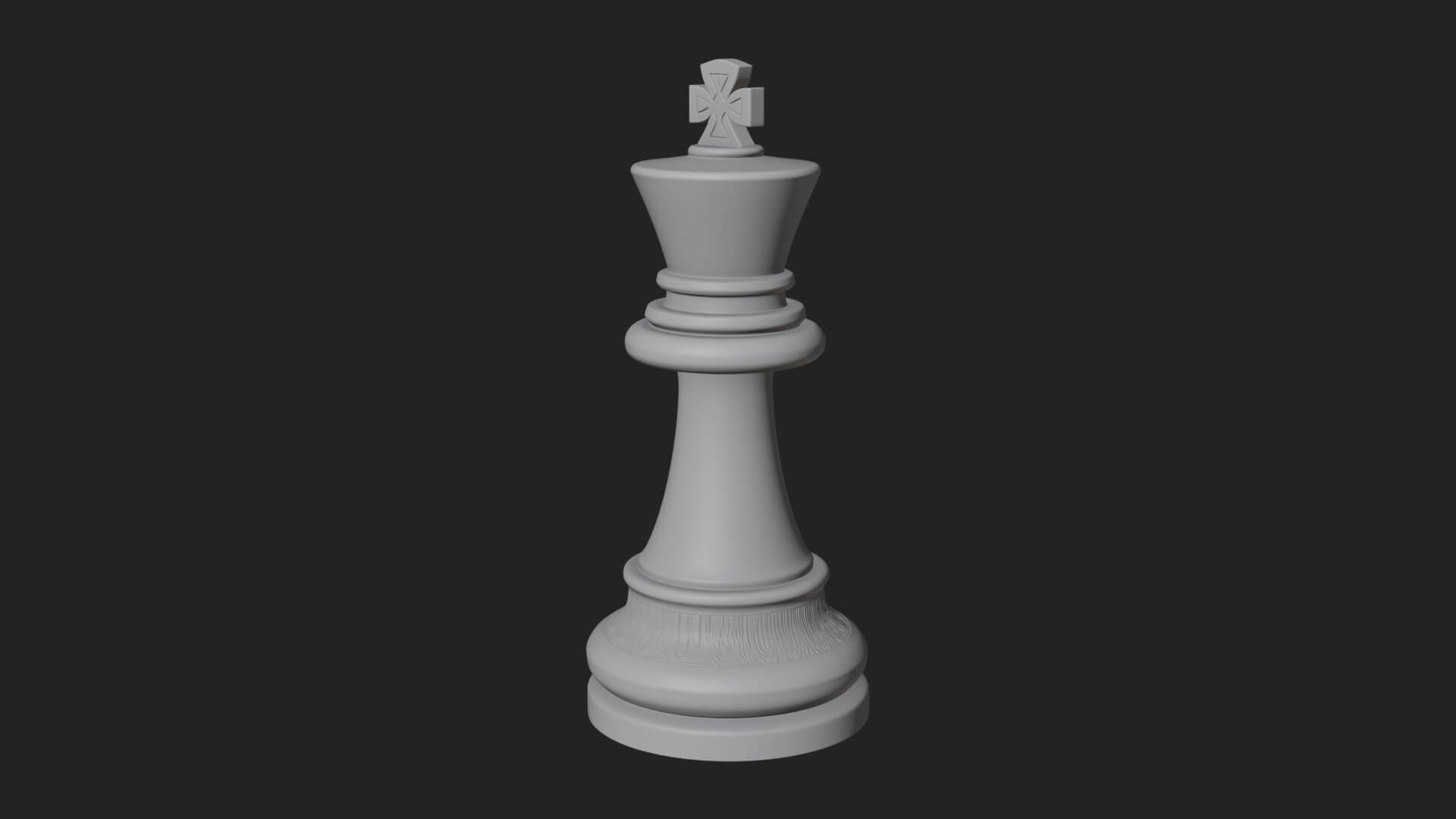 Ornate Chess Piece Statue Design 19 3D Print Model 3D Model