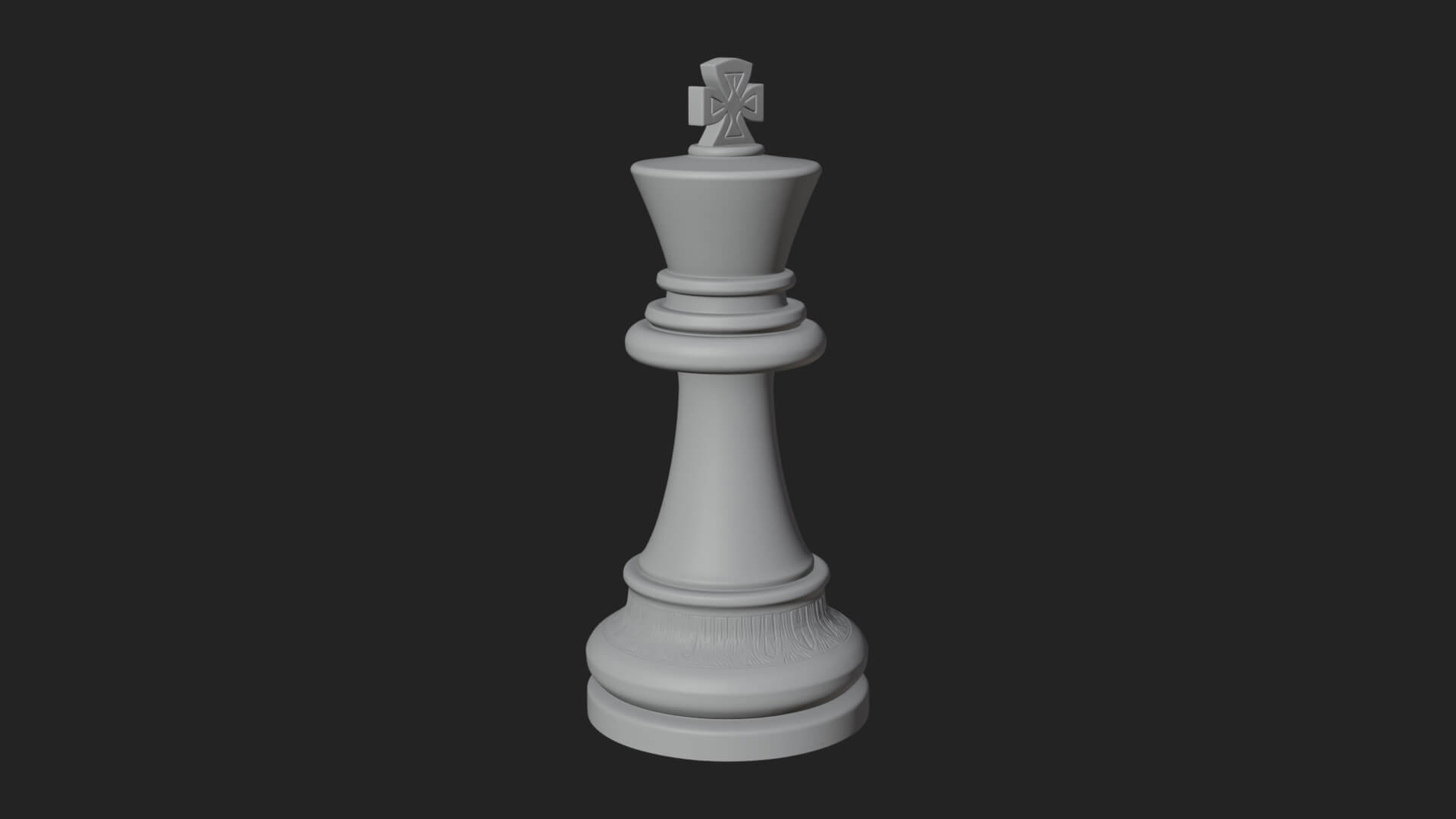 Ornate Chess Piece Statue Design 19 3D Print Model 3D Model