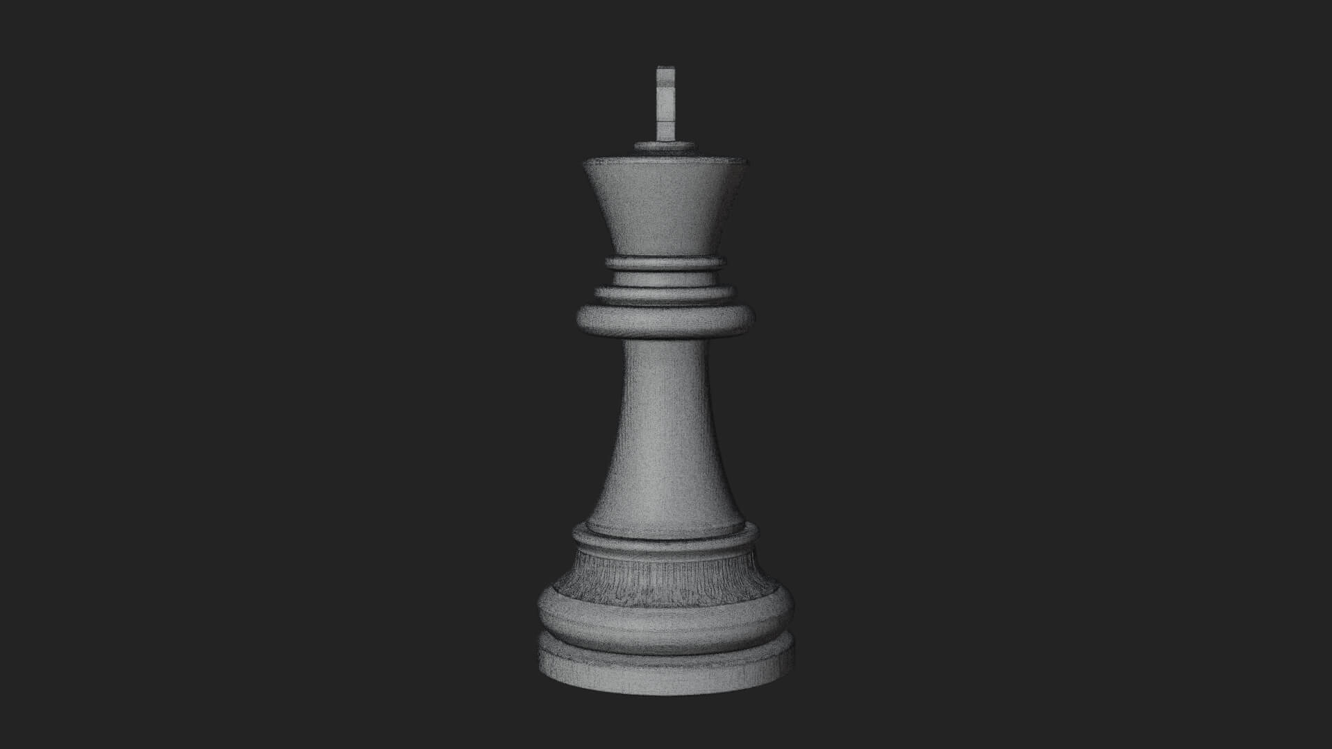 Ornate Chess Piece Statue Design 19 3D Print Model 3D Model