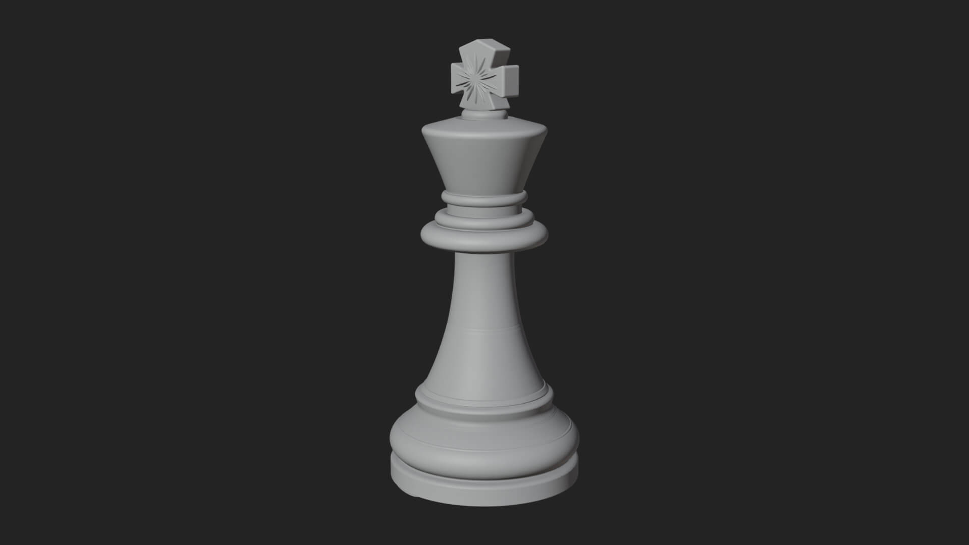 Ornate Chess Piece Statue Design 2 3D Print Model 3D Model