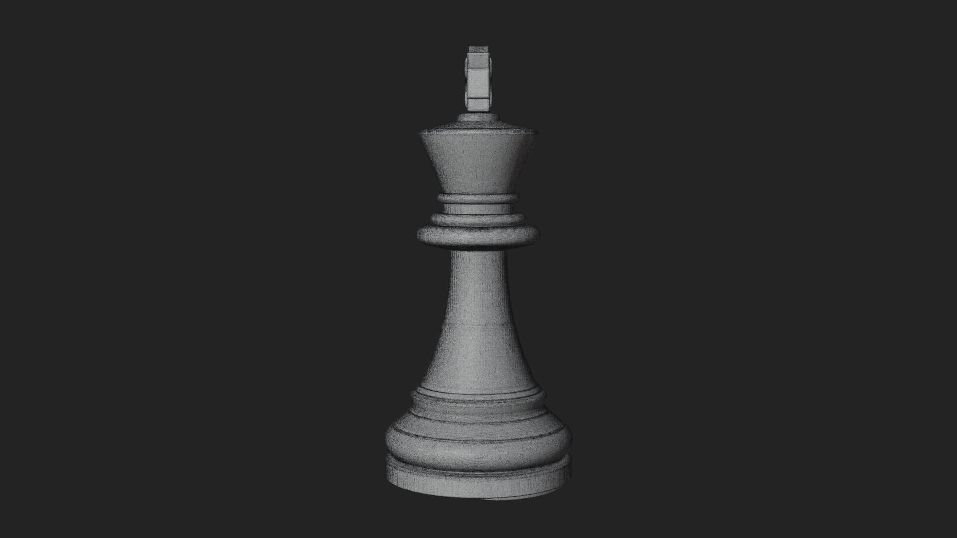 Ornate Chess Piece Statue Design 2 3D Print Model 3D Model