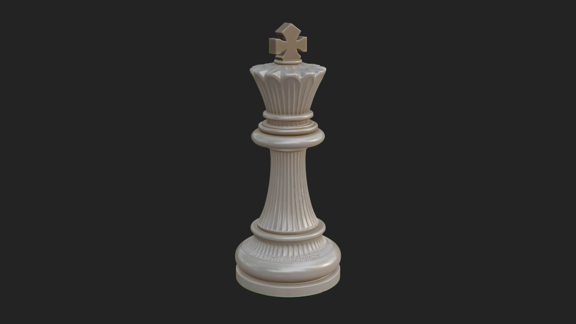 Ornate Chess Piece Statue Design 35 3D Print Model 3D Model