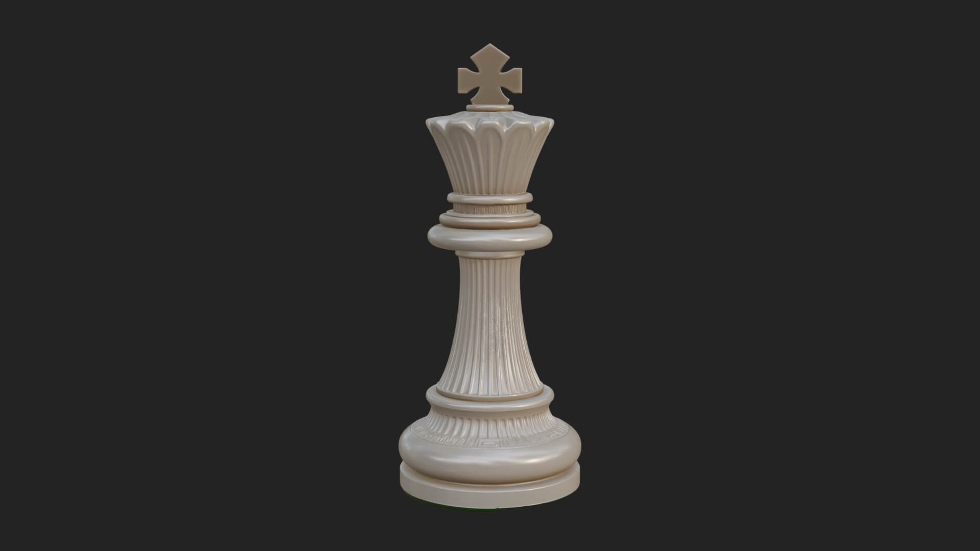 Ornate Chess Piece Statue Design 35 3D Print Model 3D Model