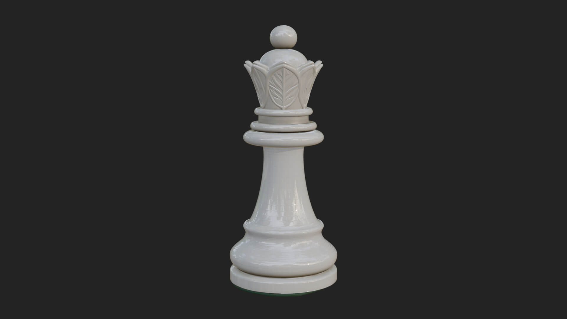 Ornate Chess Piece Statue Design 4 3D Print Model 3D Model
