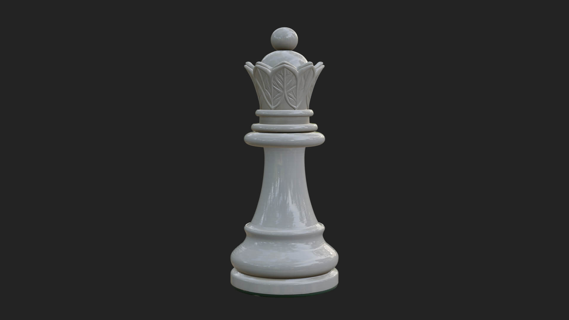 Ornate Chess Piece Statue Design 4 3D Print Model 3D Model
