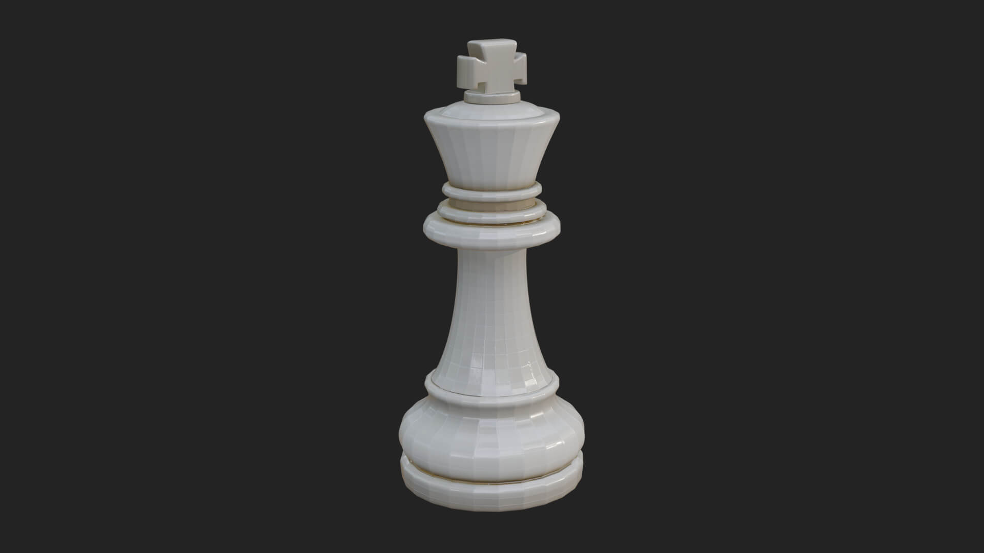 Ornate Chess Piece Statue Design 5 3D Print Model 3D Model