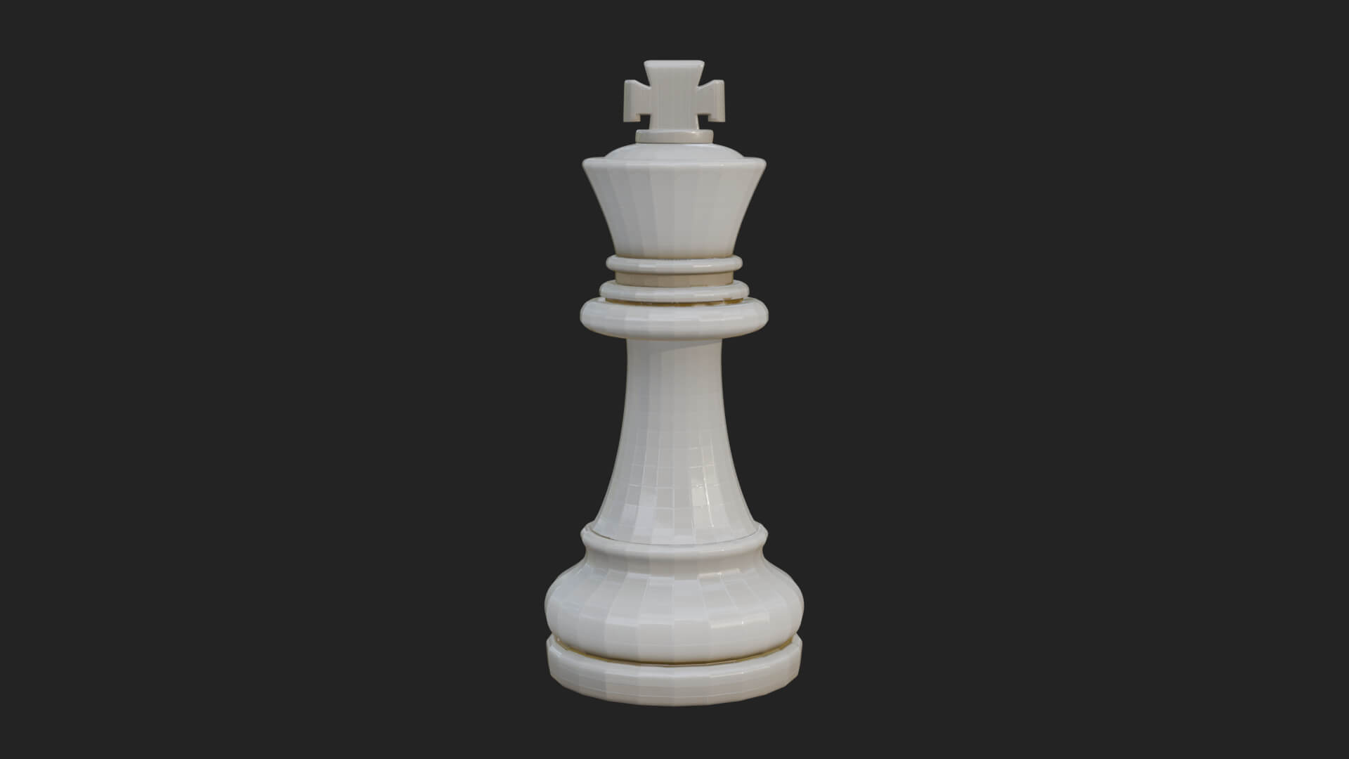 Ornate Chess Piece Statue Design 5 3D Print Model 3D Model