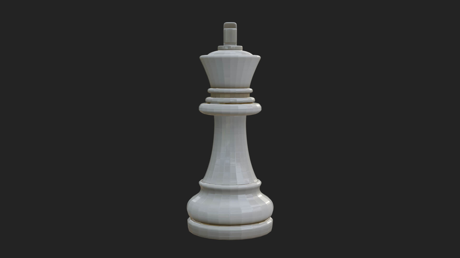 Ornate Chess Piece Statue Design 5 3D Print Model 3D Model