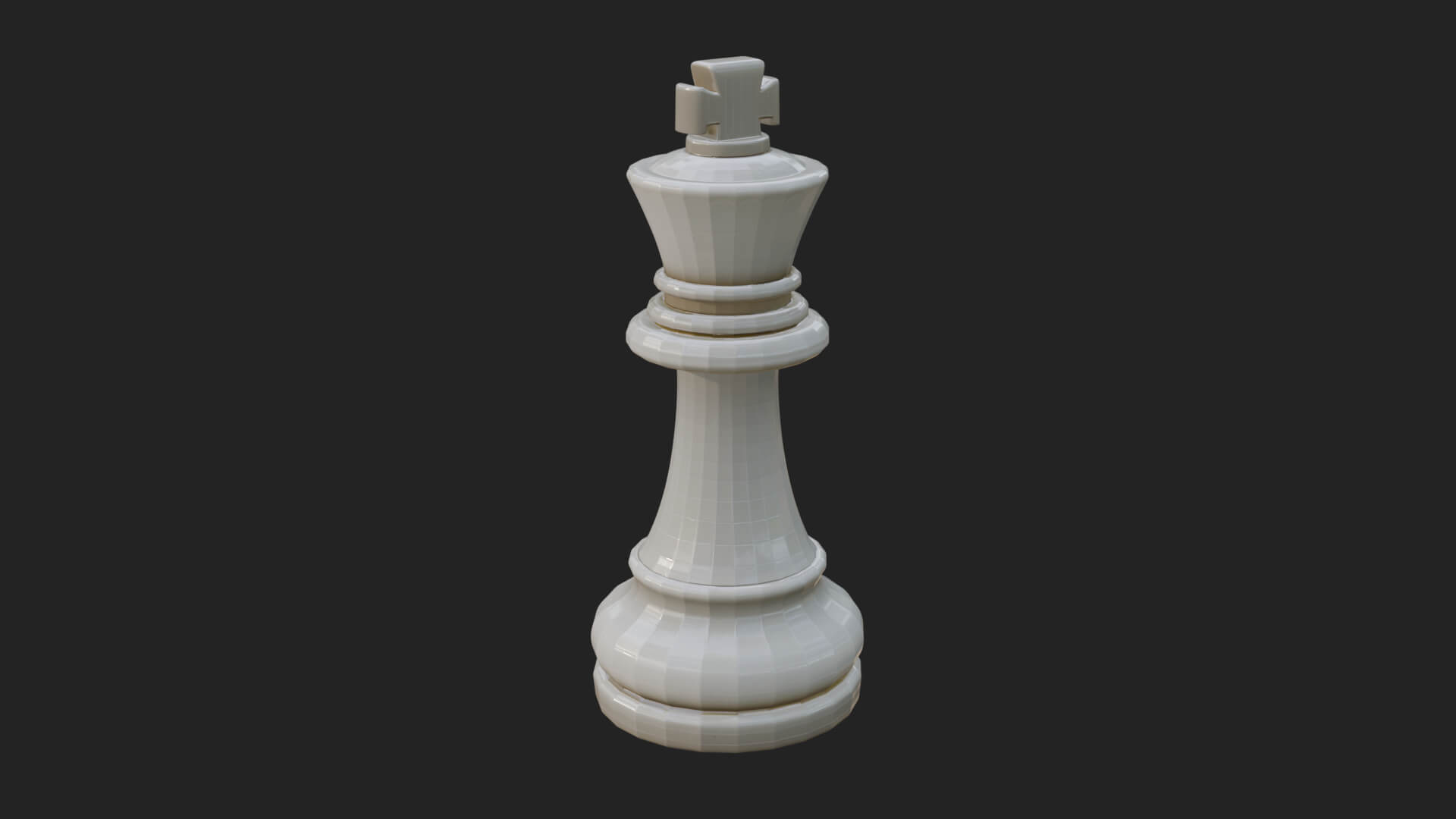 Ornate Chess Piece Statue Design 5 3D Print Model 3D Model