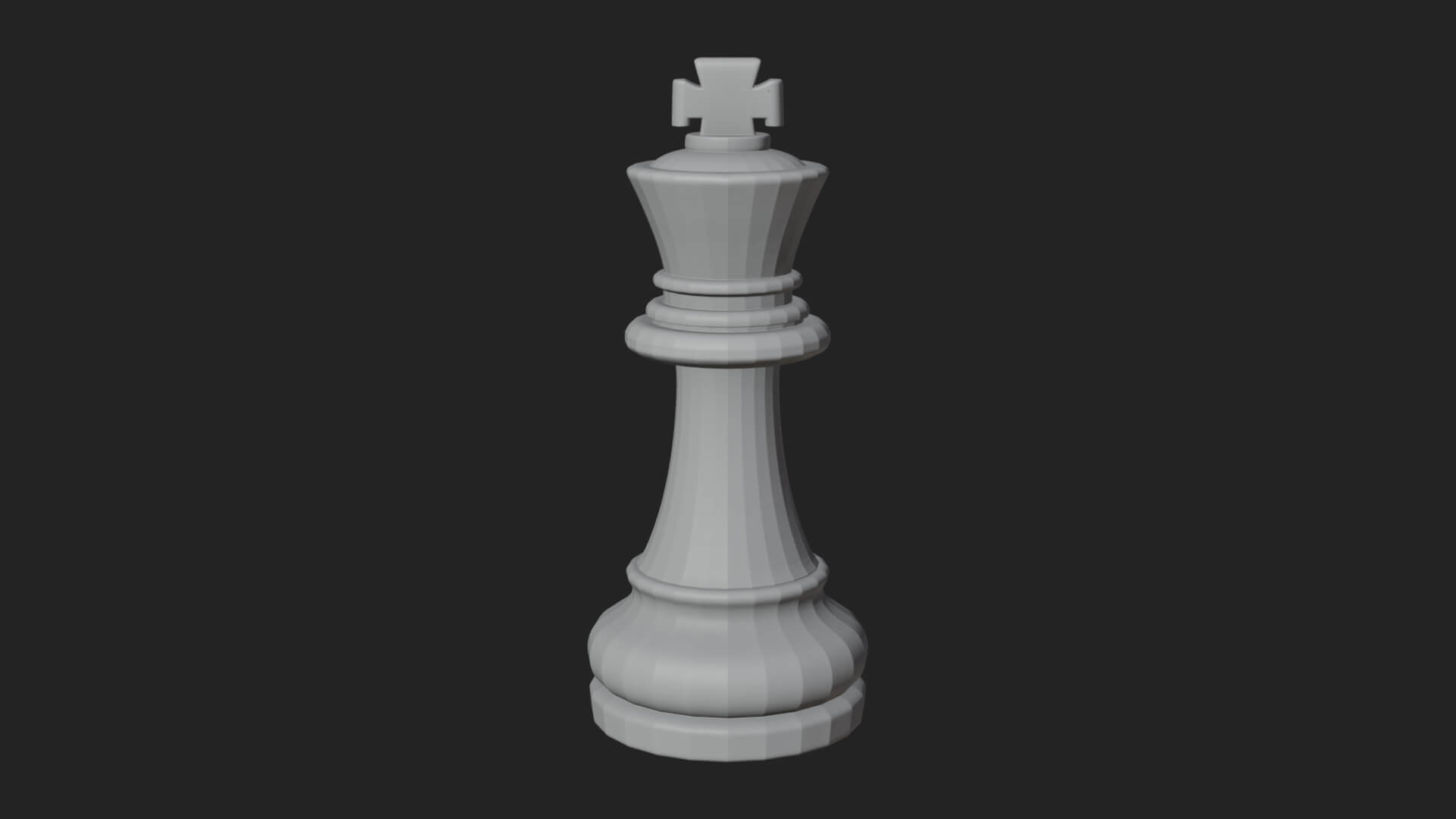 Ornate Chess Piece Statue Design 5 3D Print Model 3D Model