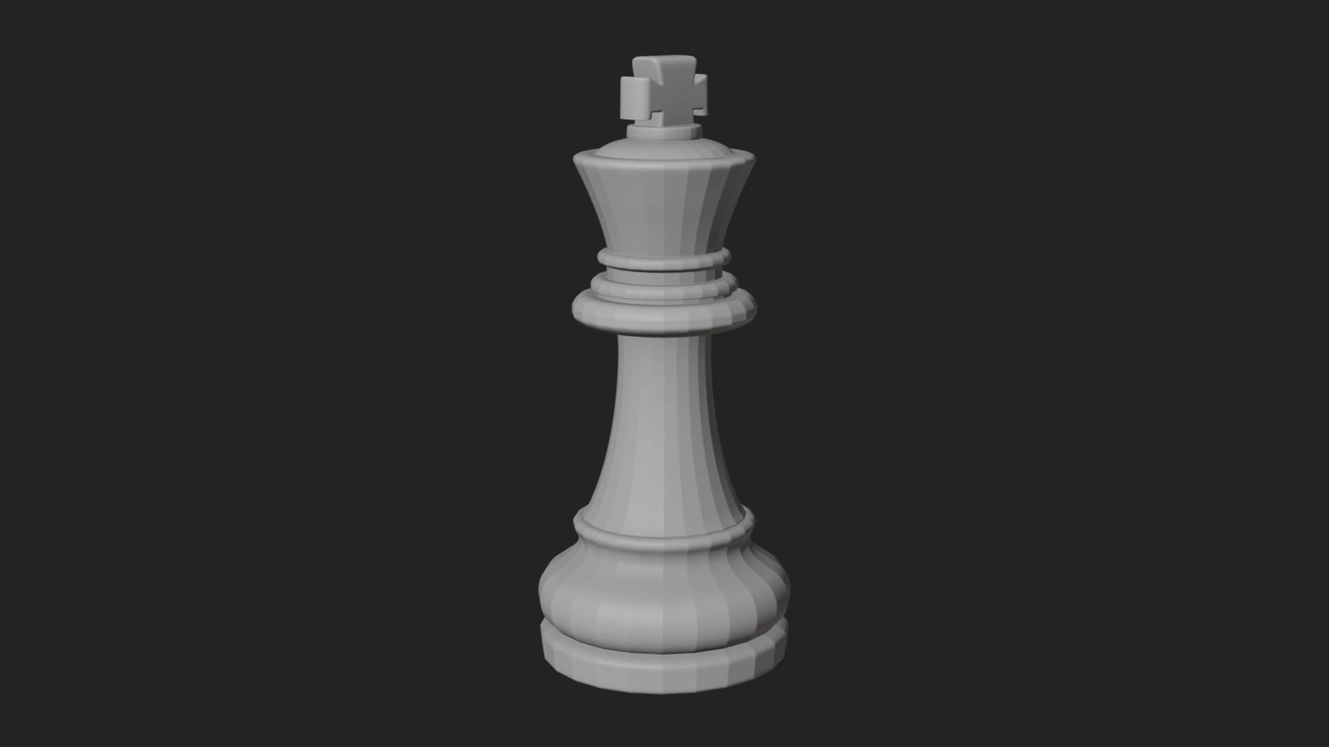Ornate Chess Piece Statue Design 5 3D Print Model 3D Model