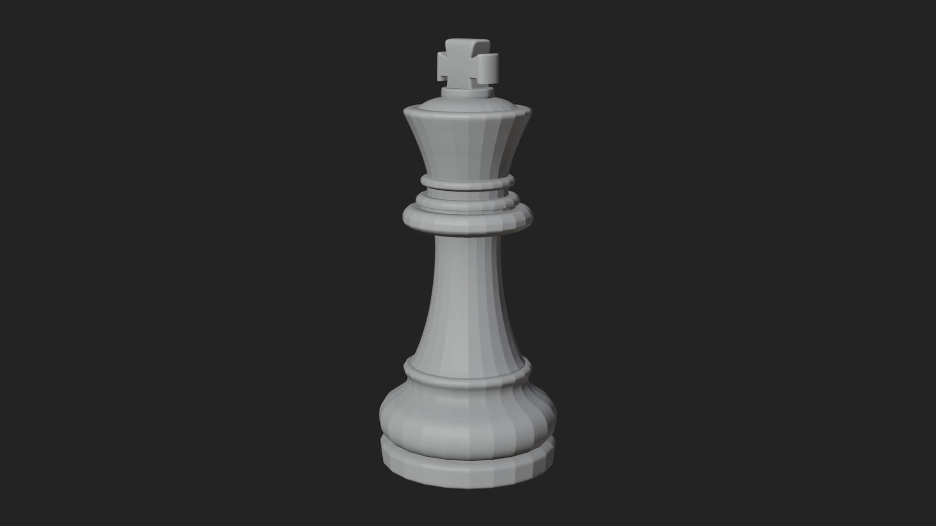 Ornate Chess Piece Statue Design 5 3D Print Model 3D Model