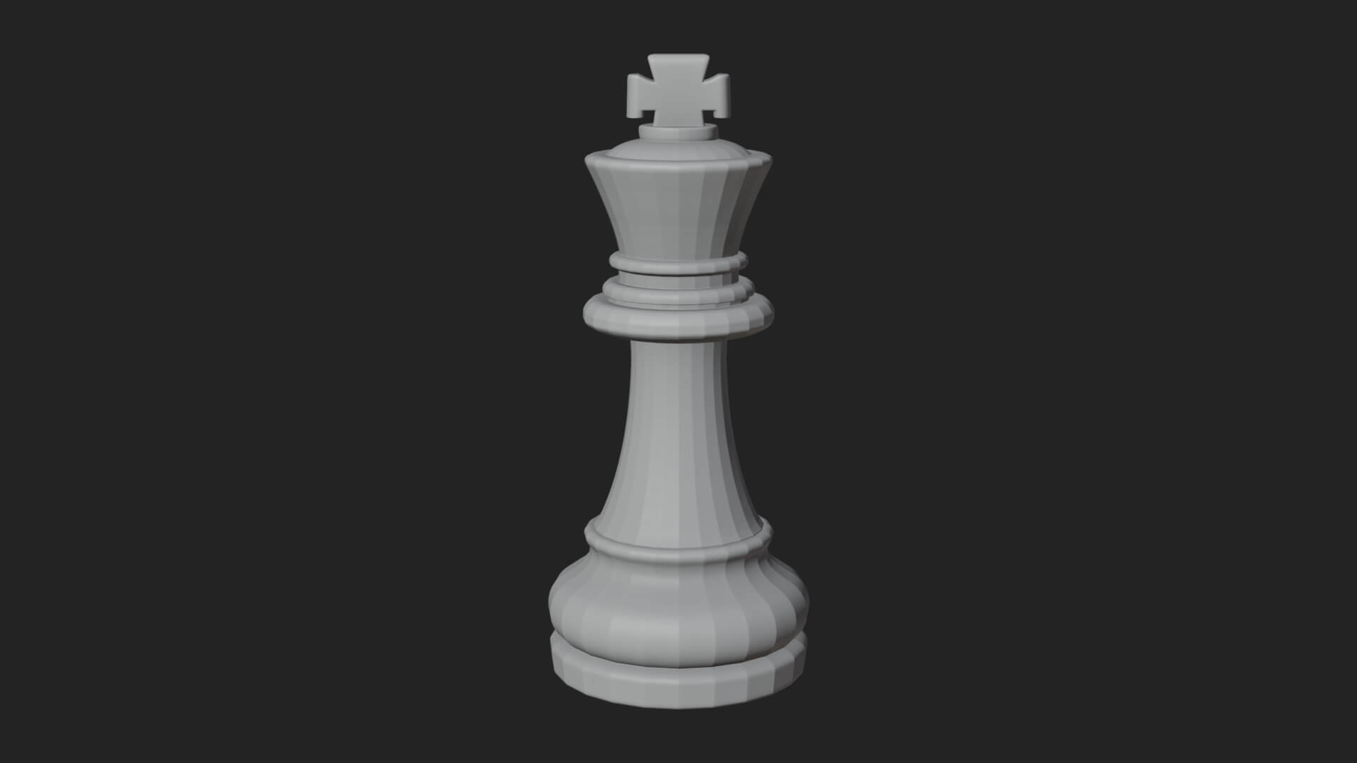 Ornate Chess Piece Statue Design 5 3D Print Model 3D Model