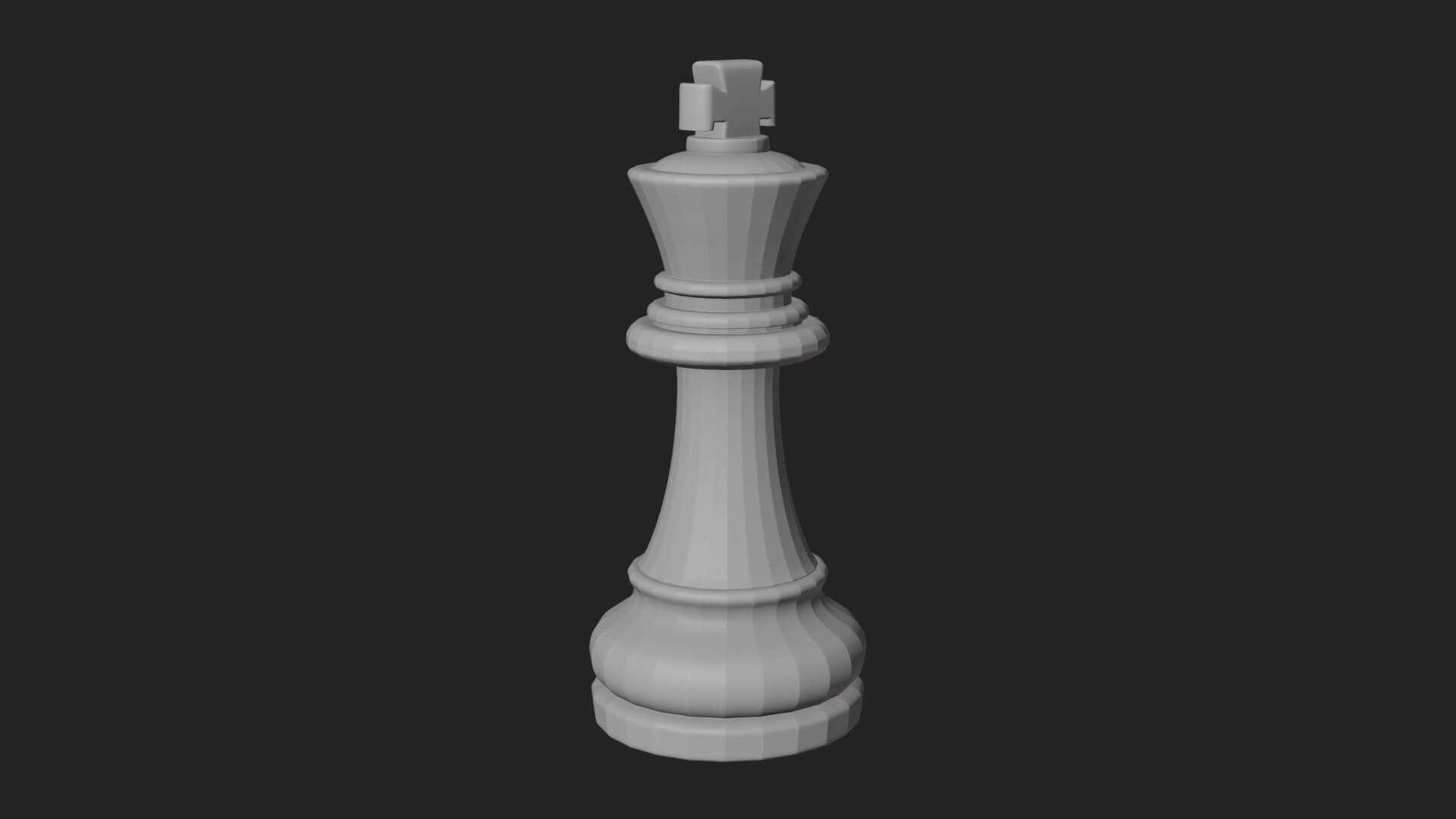 Ornate Chess Piece Statue Design 5 3D Print Model 3D Model
