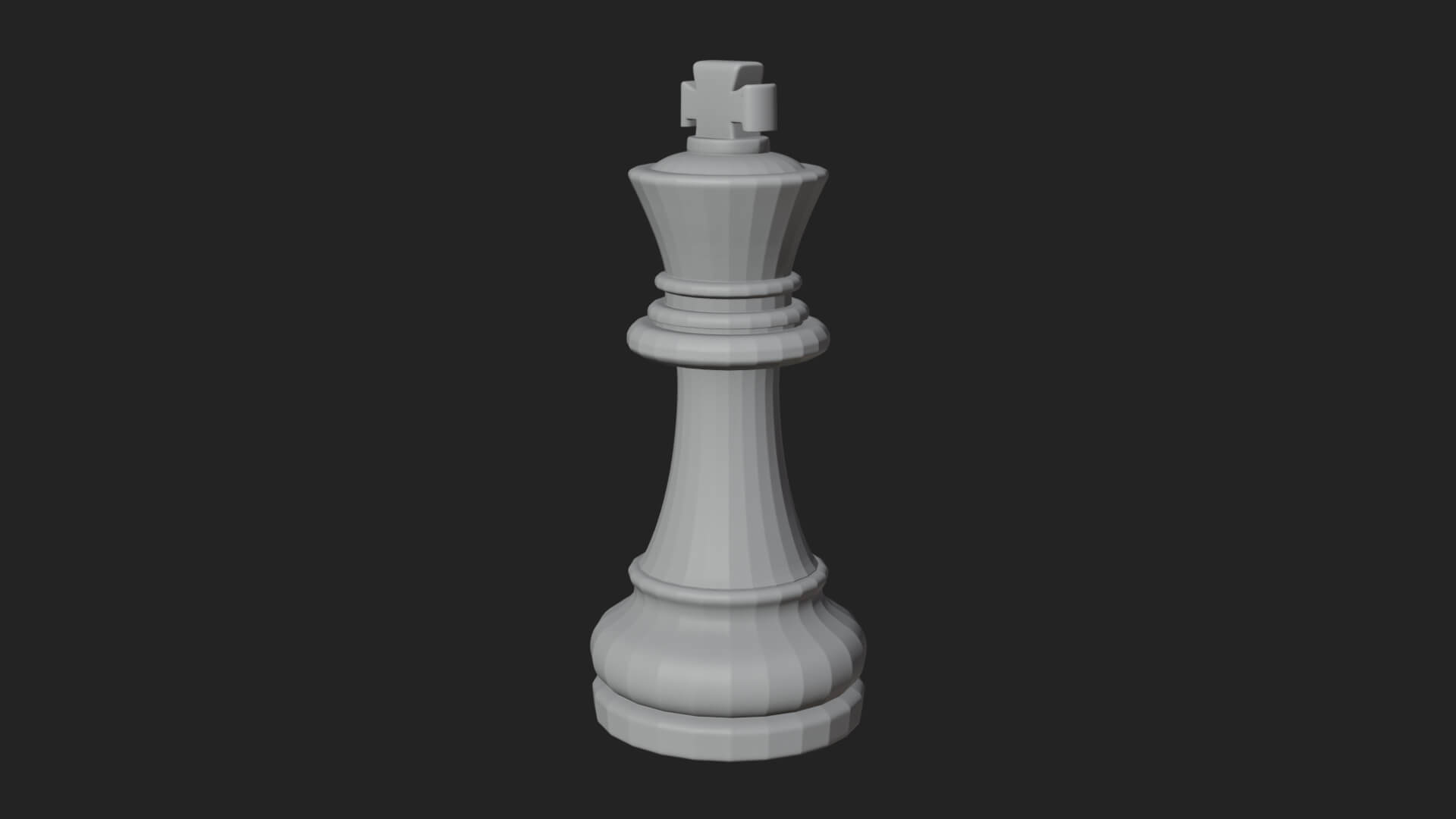 Ornate Chess Piece Statue Design 5 3D Print Model 3D Model