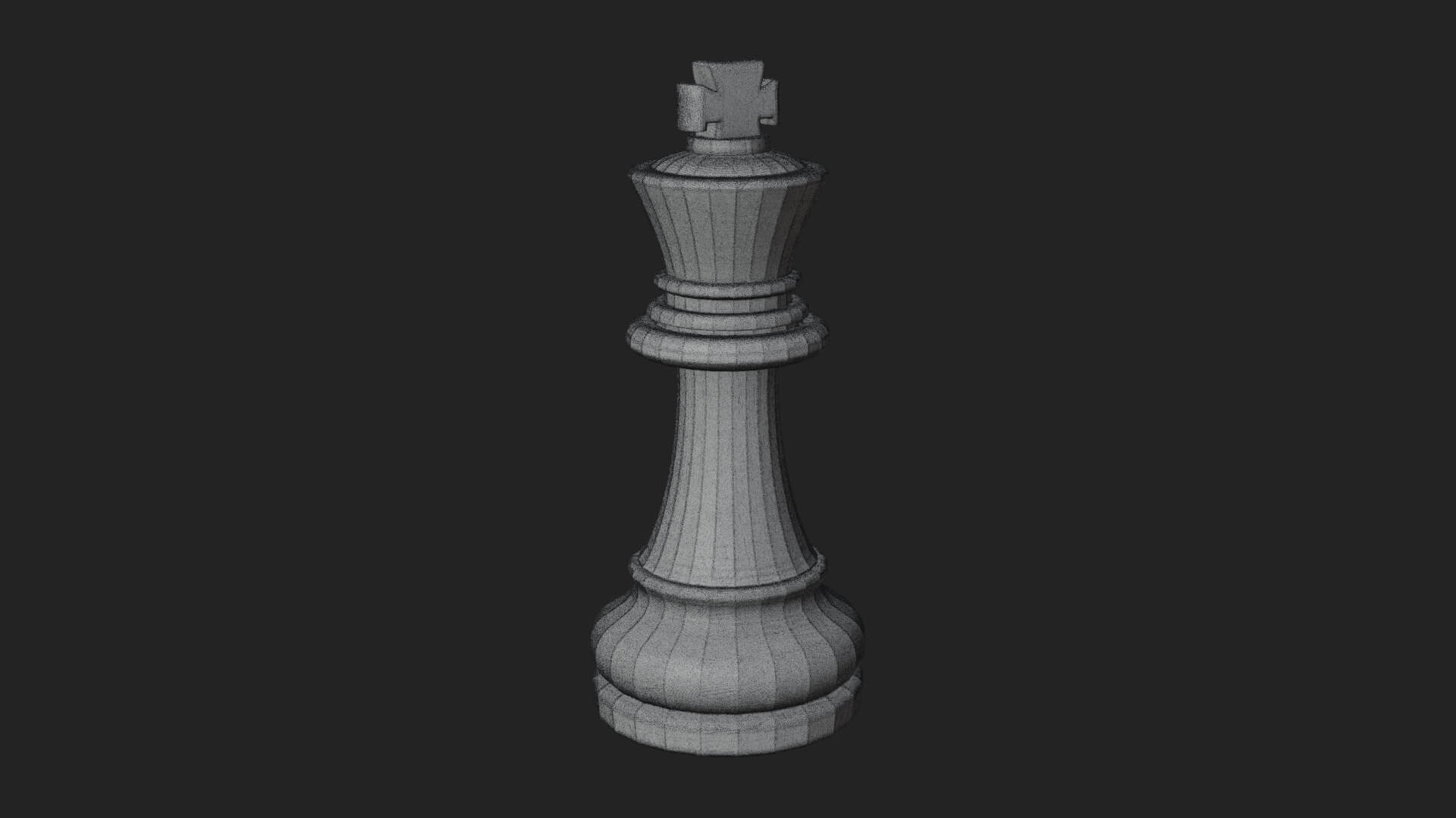 Ornate Chess Piece Statue Design 5 3D Print Model 3D Model
