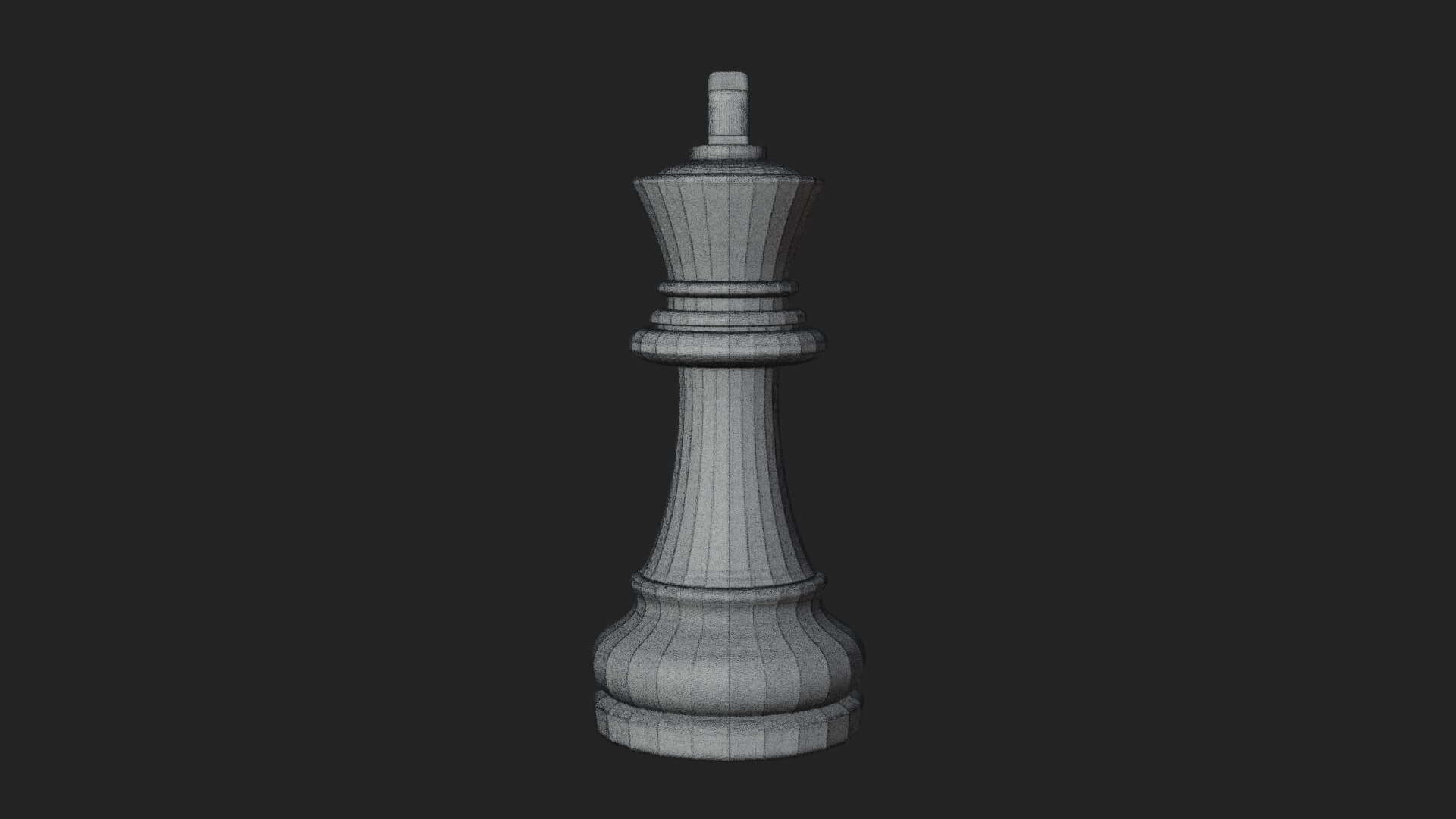 Ornate Chess Piece Statue Design 5 3D Print Model 3D Model